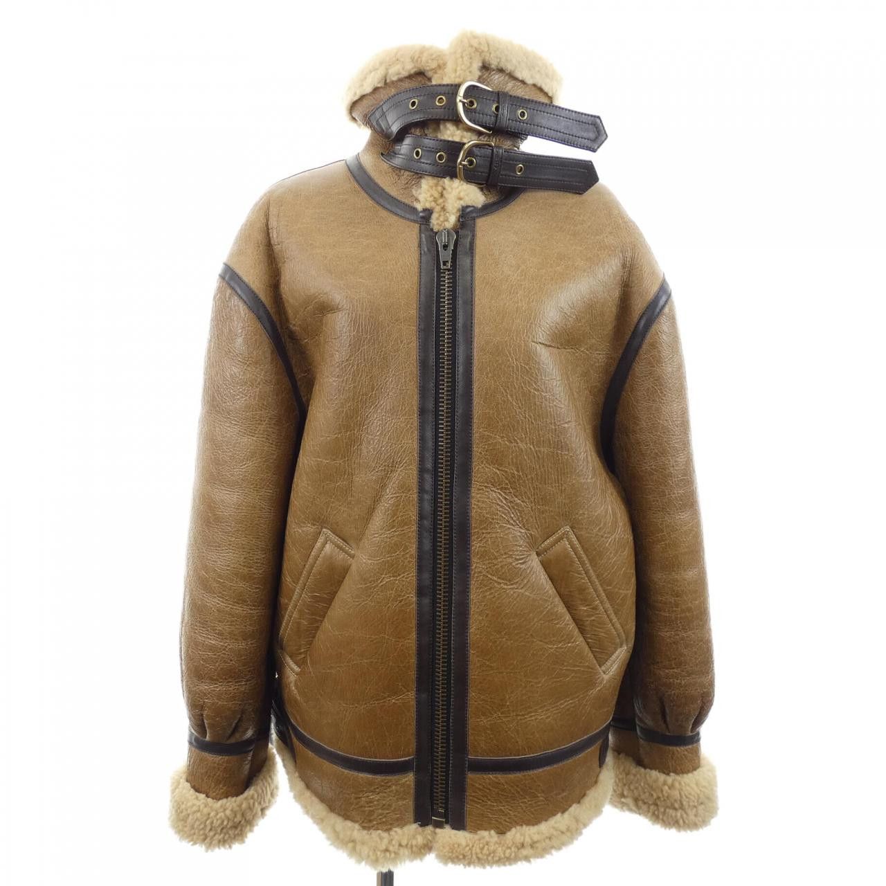 Celine Celine CELINE Shearling Jacket Fur Outerwear 2E453721G DUTY FREE for USA Size ONE SIZE - 1 Thumbnail