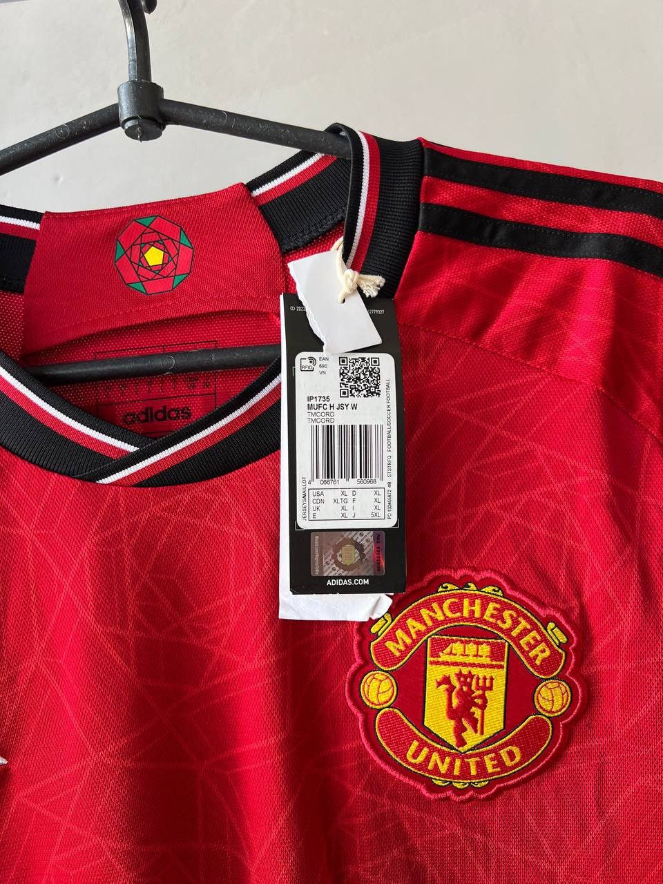 Adidas NEW! MANCHESTER UNITED 2024 #10 RASHFORD SOCCER JERSEY SHIRT Size US L / EU 52-54 / 3 - 8 Thumbnail