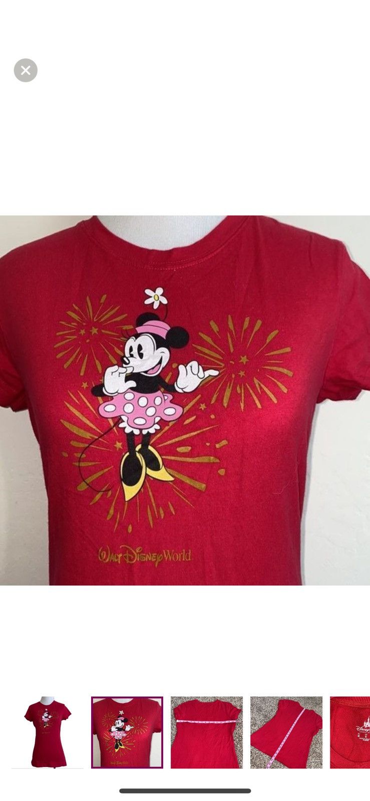 Disney Disney small Minnie Mouse fireworks tee Size S / US 4 / IT 40 - 4 Thumbnail