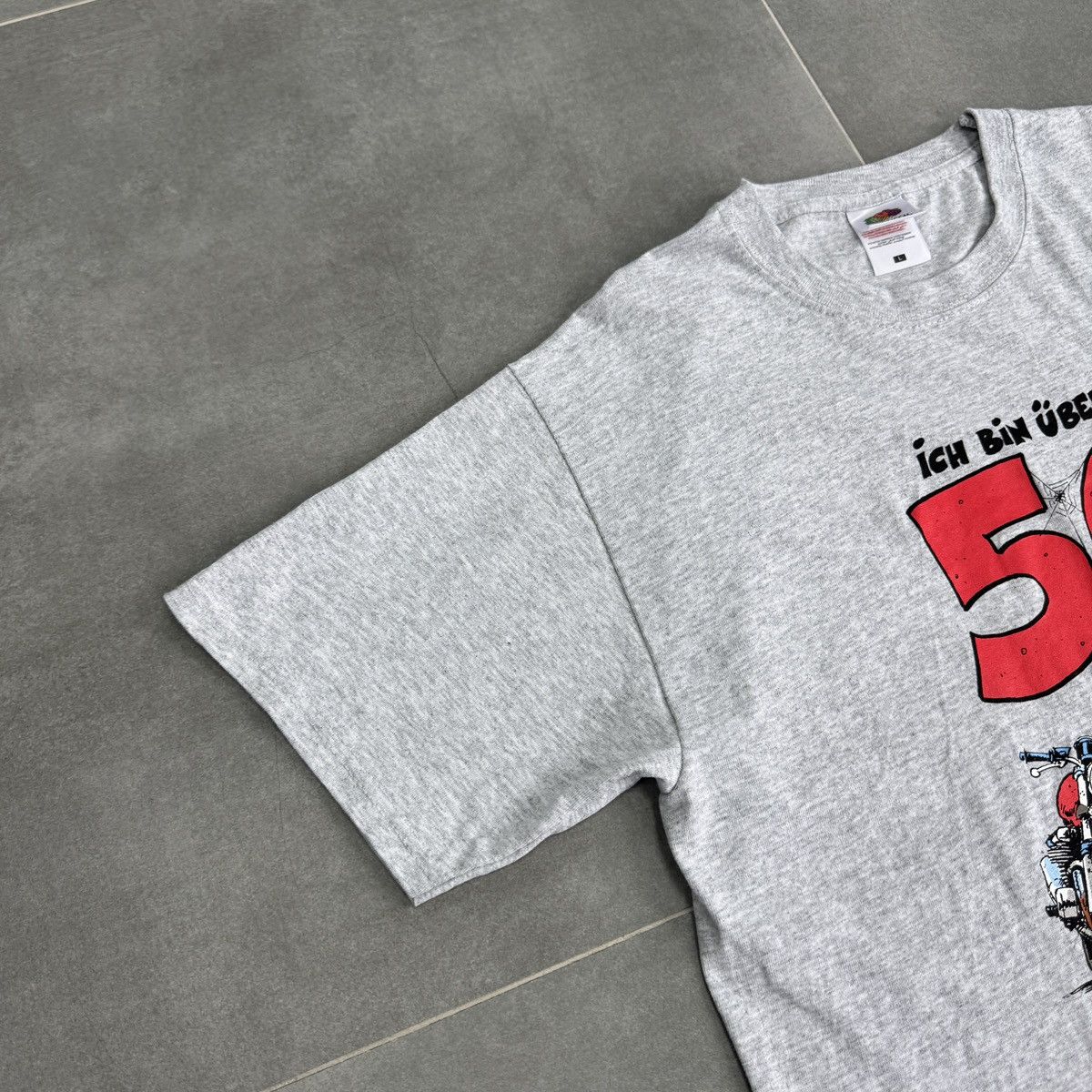 Other Vintage Moto Mania Ich Bin Uber T-Shirt Size L Size US L / EU 52-54 / 3 - 3 Thumbnail