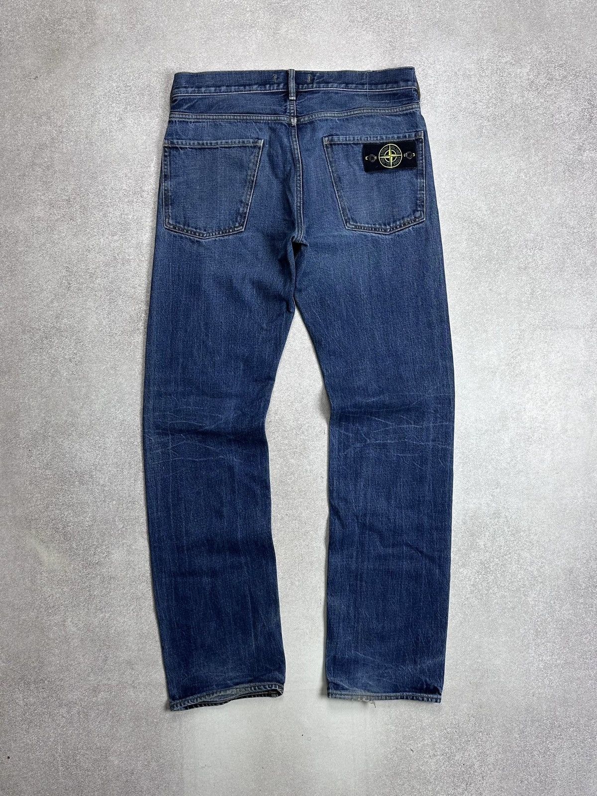 Vintage Stone Island Patch Jeans Baggy Rare 32 Massimo Osti