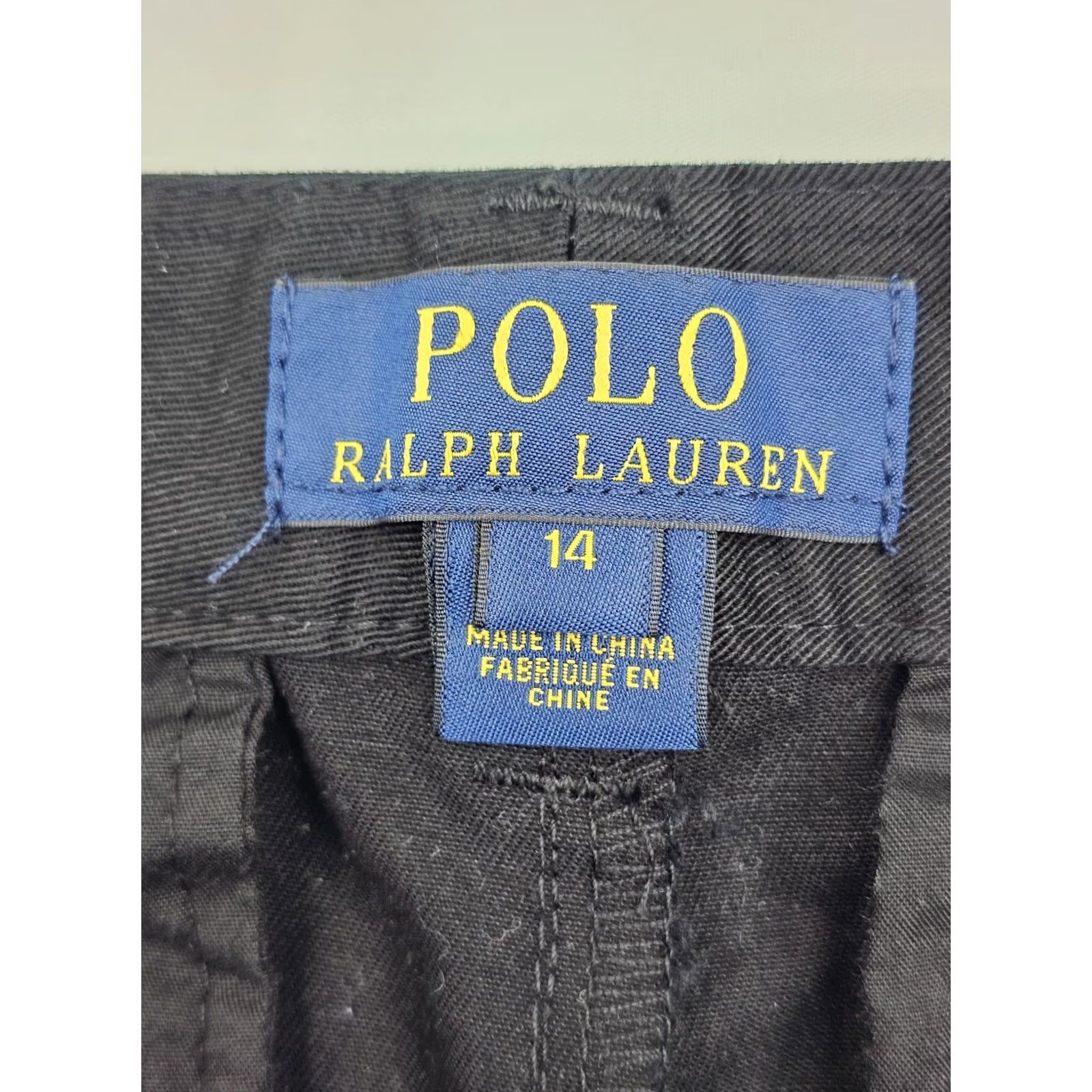 Polo Ralph Lauren Ralph Lauren Polo Straight Leg Pants Women 14 Black Cotton EUC 26x28 Casual Work Dress Jeans Size 36" / US 14 / IT 50 - 7 Thumbnail