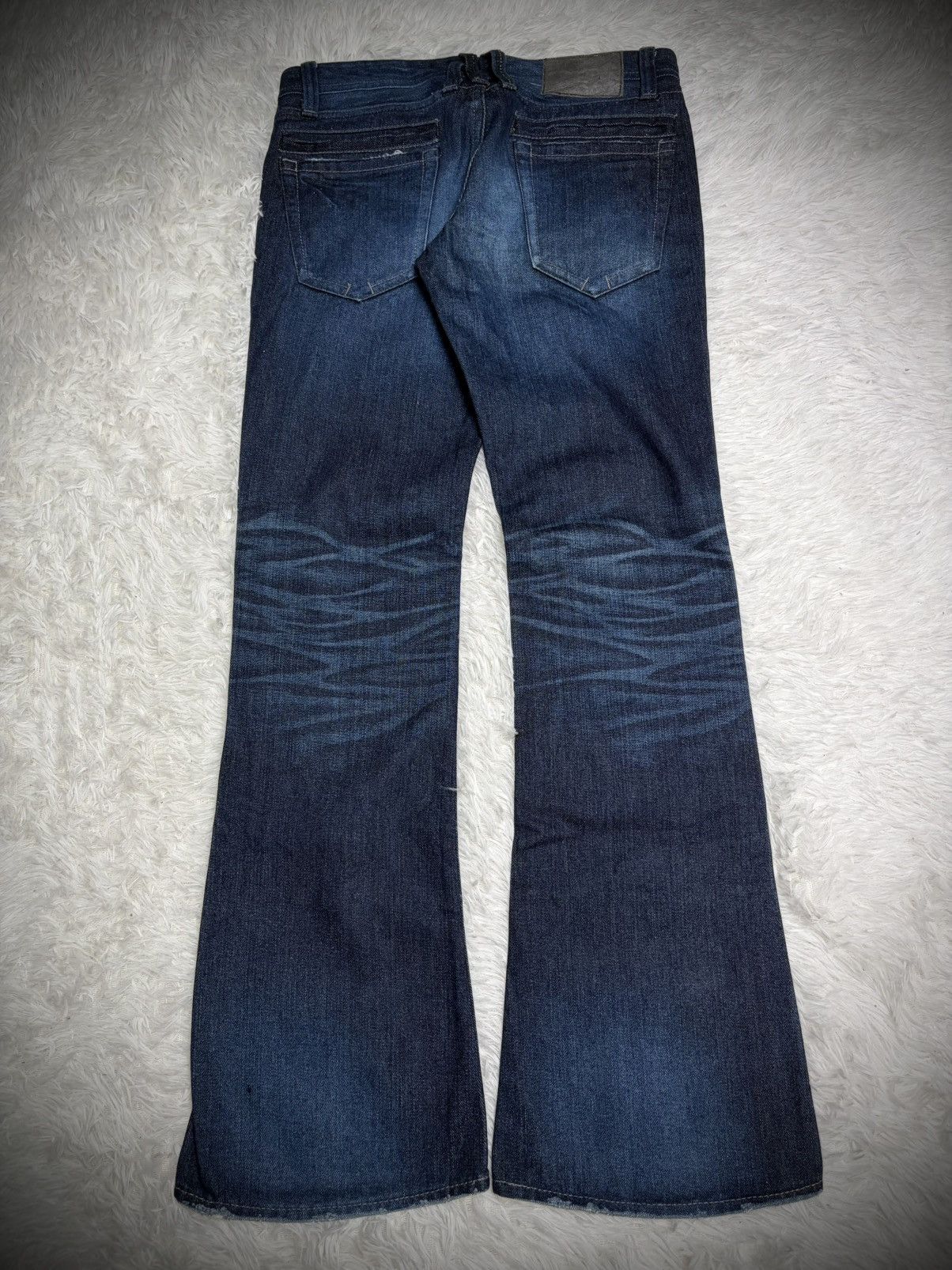 If Six Was Nine Rare Vanquish x Murder License whisker flared jeans Size US 31 - 5 Thumbnail