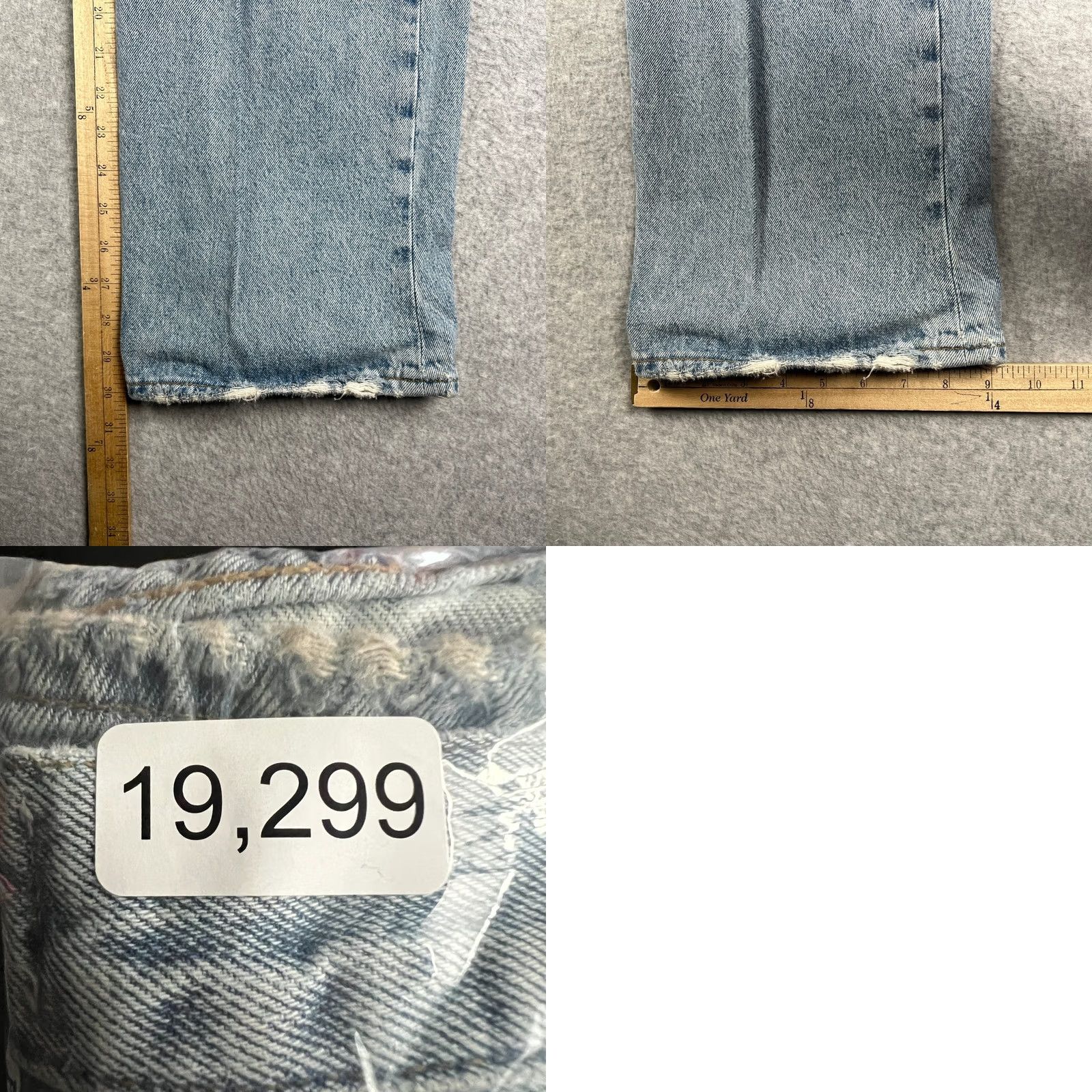 Agolde AGOLDE Fran Straight Jeans Womens Blue Cotton 31 Size 24" / US 00 / IT 34 - 8 Thumbnail