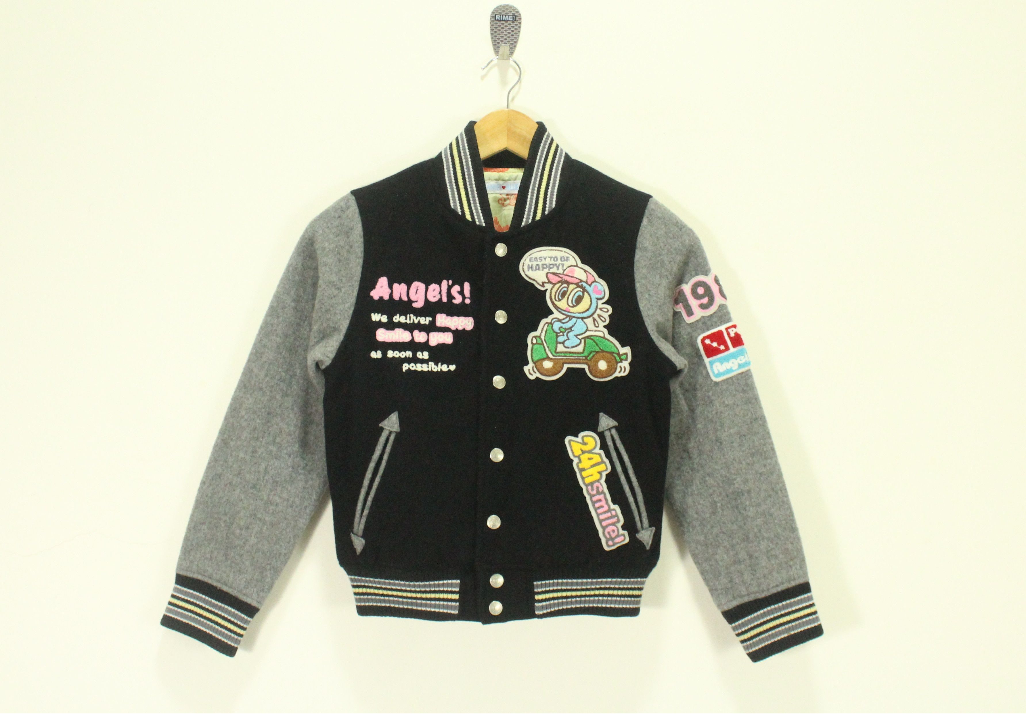Angel Blue Vintage ANGEL BLUE Jacket Varsity Bombers Size S for TWEEN Size US S / EU 44-46 / 1 - 9 Thumbnail