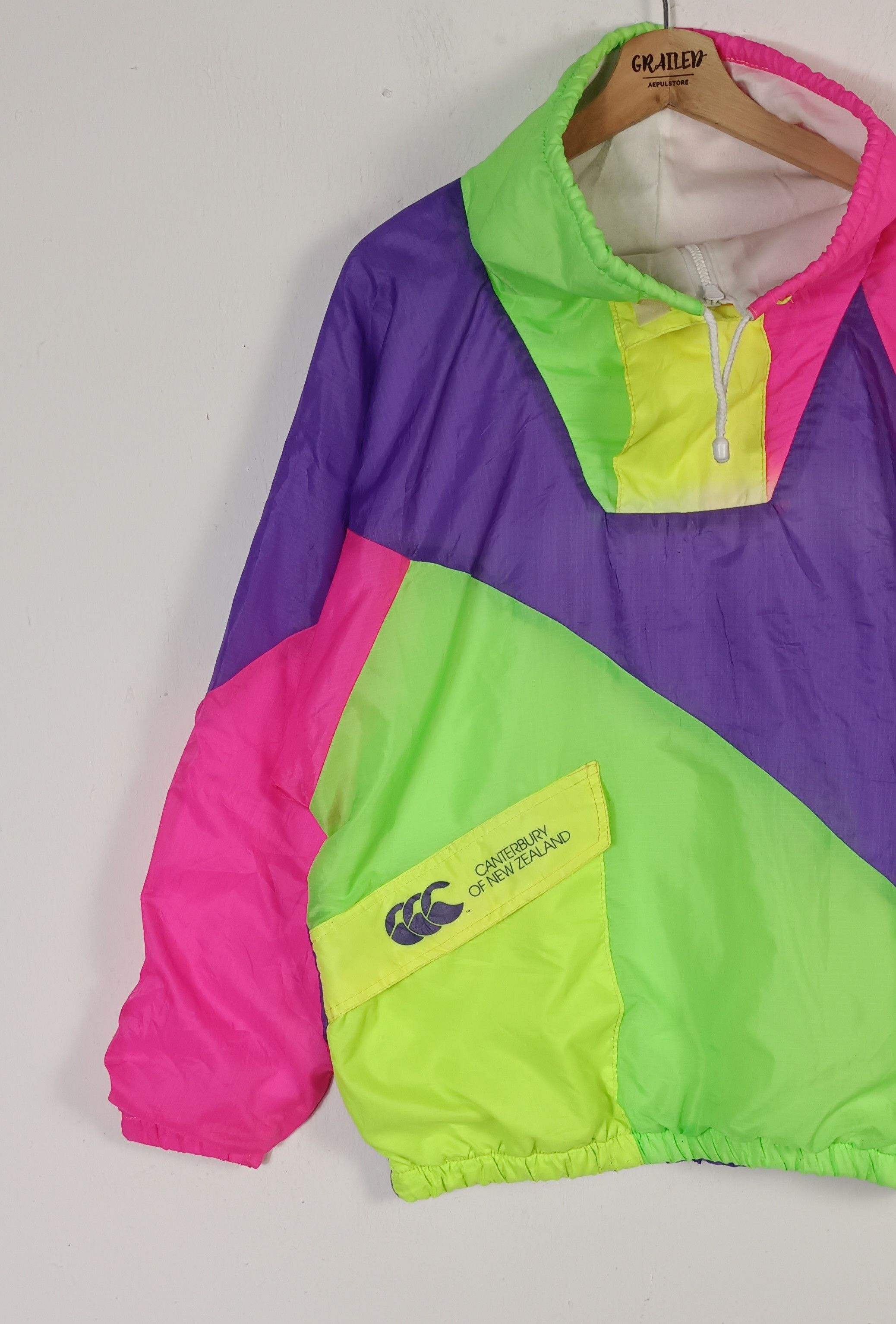 Canterbury of New Zealand Vintage 80s Canterbury Of New Zealand Pullover Jacket Size US L / EU 52-54 / 3 - 3 Thumbnail