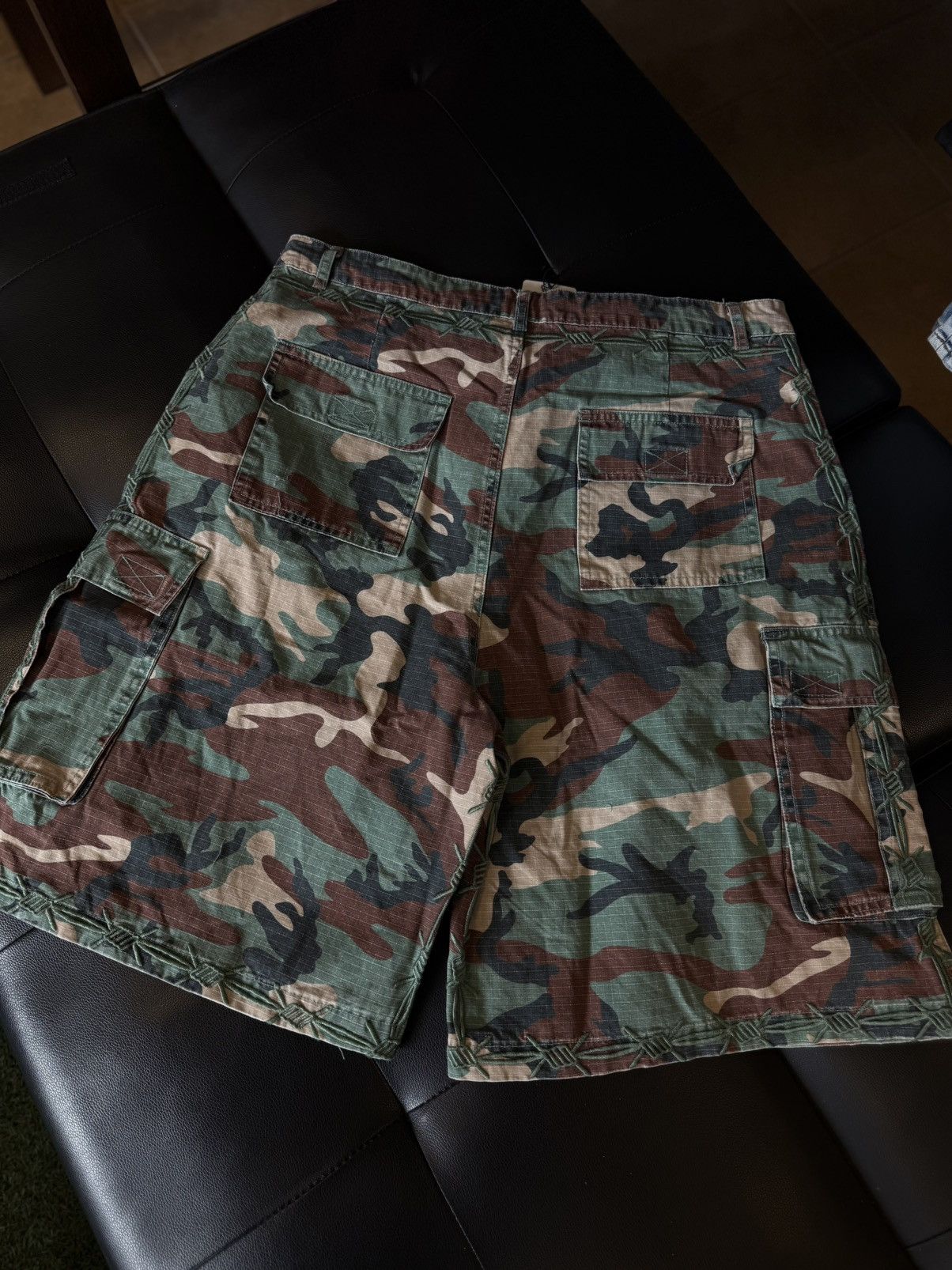Vale Valley Green Camo Wire Shorts Size 36 (NEW) Size US 36 / EU 52 - 6 Thumbnail