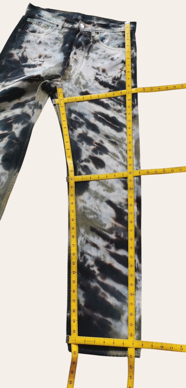 Levi's Vintage Levis 501 Bleach Tie Dye Denim Jeans Size US 32 / EU 48 - 17 Thumbnail