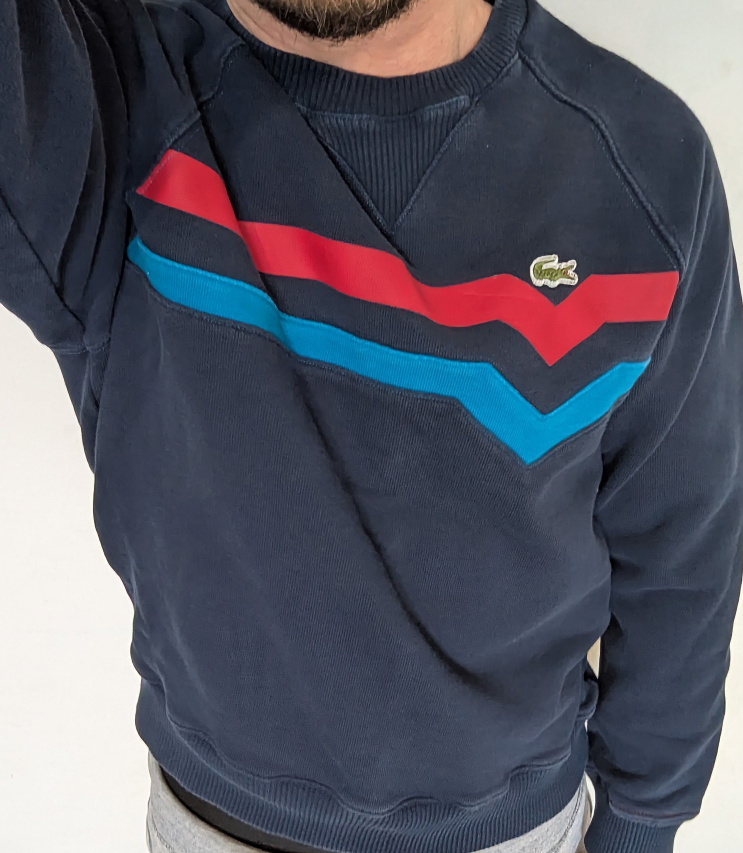 Lacoste LACOSTE Sweatshirt Jumper Made in France Size US M / EU 48-50 / 2 - 4 Thumbnail