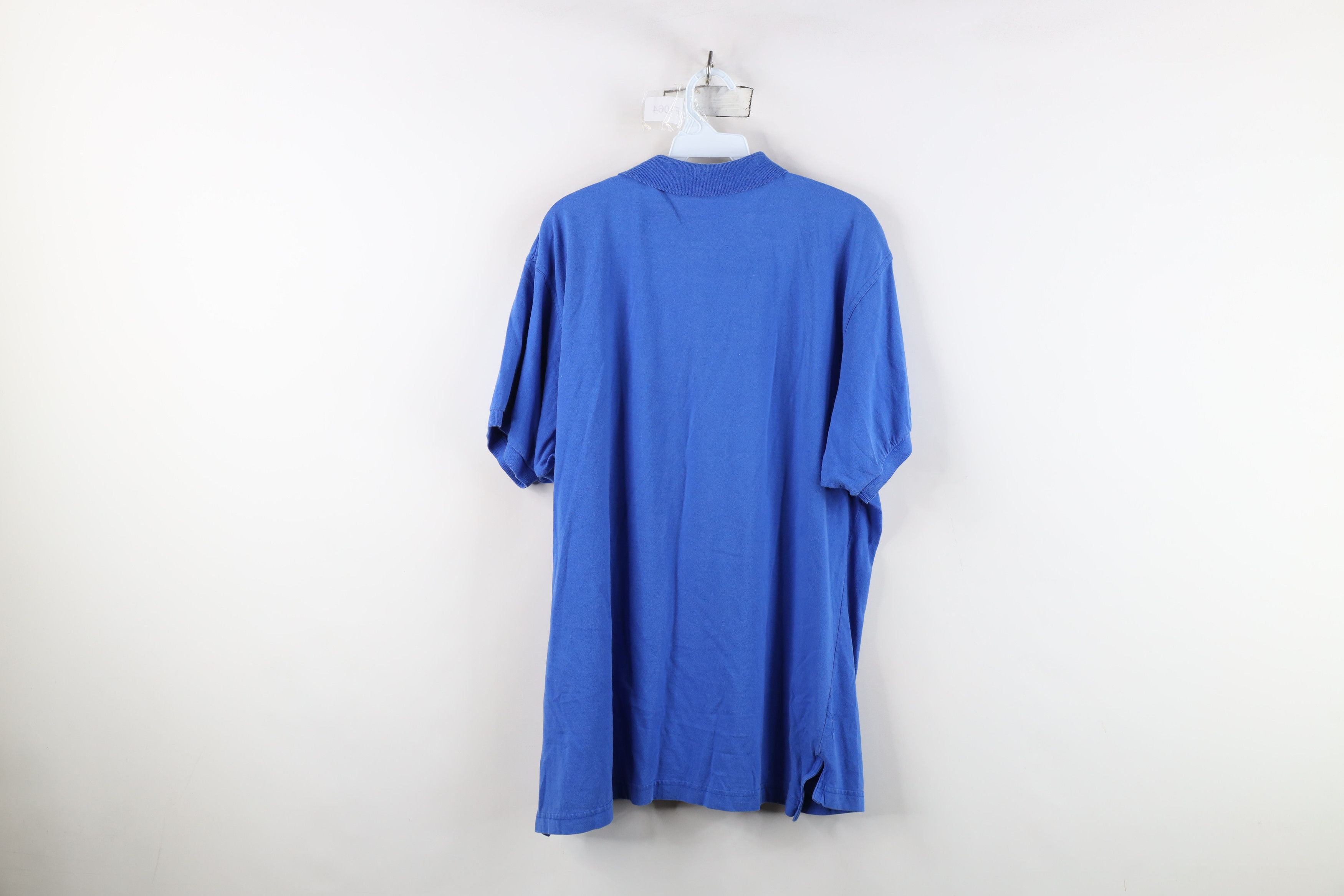 Nike Vintage 90s Nike Scott Mini Swoosh Golf Polo Shirt Blue Size US L / EU 52-54 / 3 - 12 Thumbnail