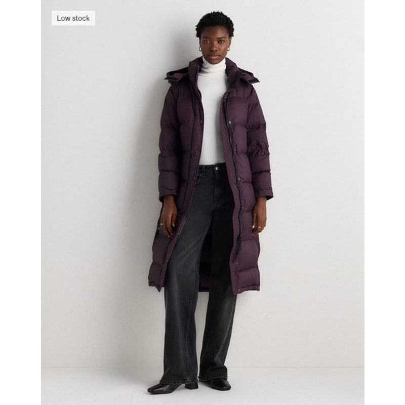 Quince Quince Responsible Down Long Puffer Deep Orchid Purple S NWT Size S / US 4 / IT 40 - 2 Thumbnail