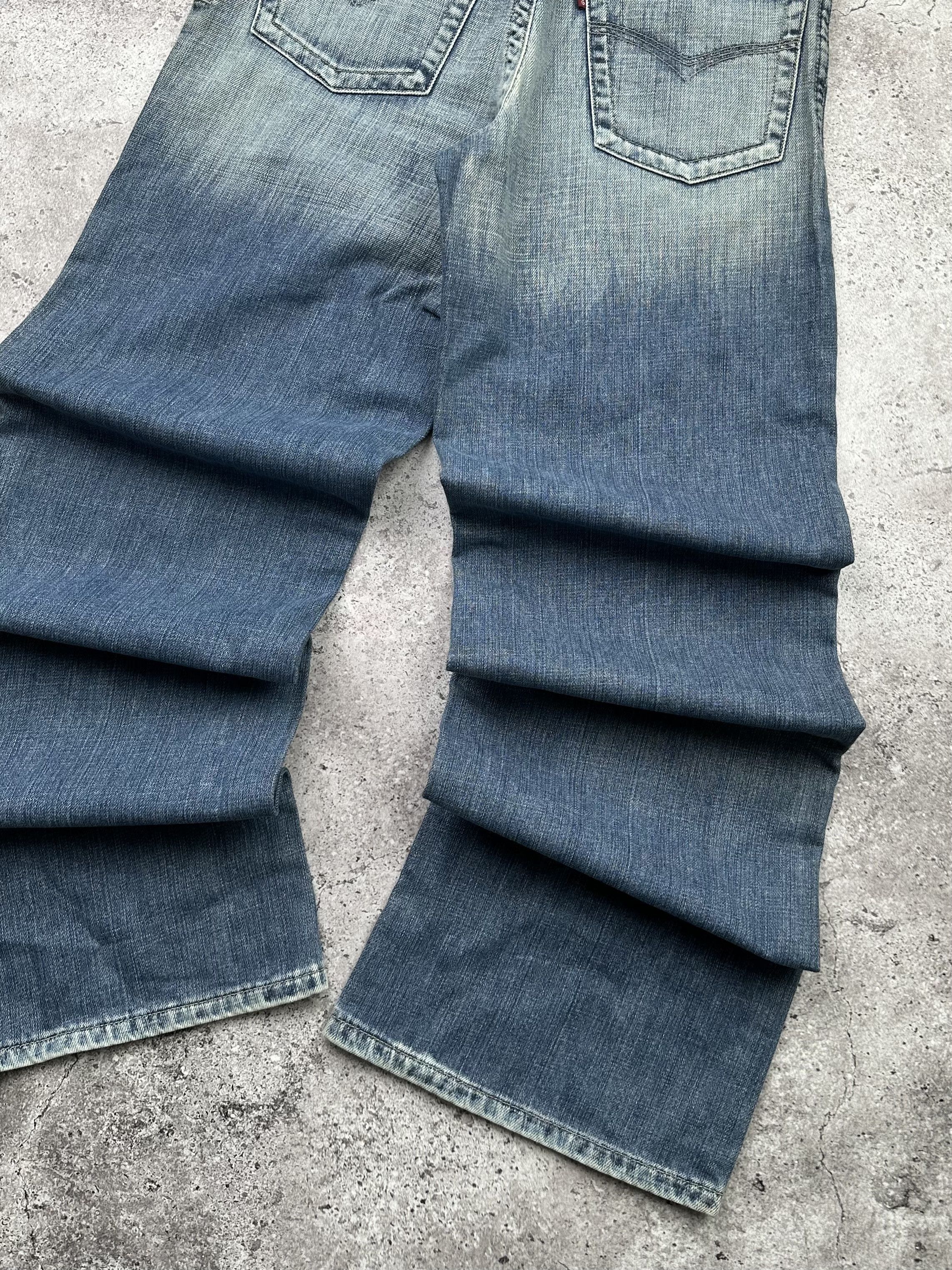 Japanese Brand Vintage Wide Jeans C474(V125) Size 25" / US 0 / IT 36 - 8 Thumbnail