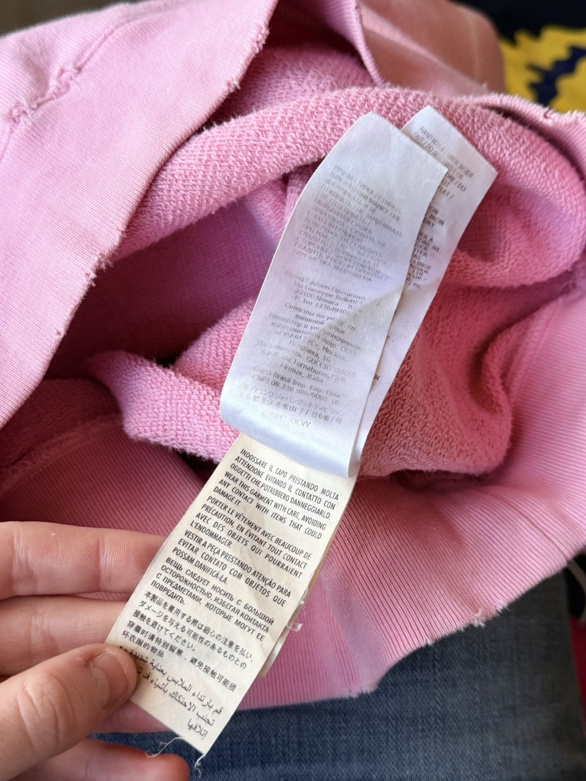 Gucci Gucci Pink Long Crewneck Size US M / EU 48-50 / 2 - 7 Thumbnail