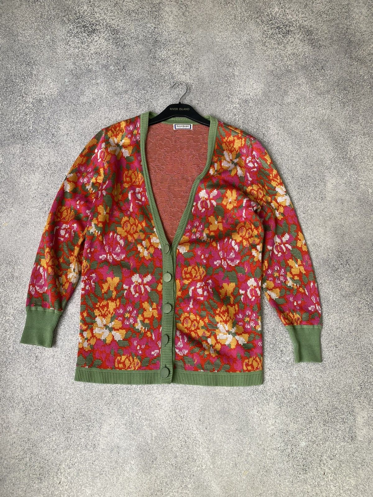 Designer × Vintage × Yves Saint Laurent Vintage YSL Yves Saint Laurent Women’s Rare Floral Suit Size S / US 4 / IT 40 - 4 Thumbnail