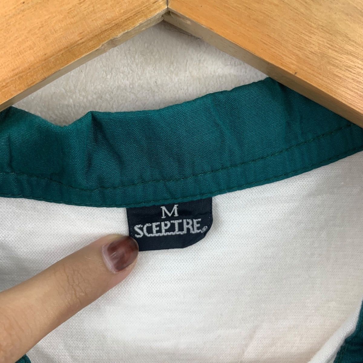 Vintage Vintage SCEPTRE RUGGER CLUB Rugby Football Polo Tee Shirt Size US M / EU 48-50 / 2 - 8 Thumbnail