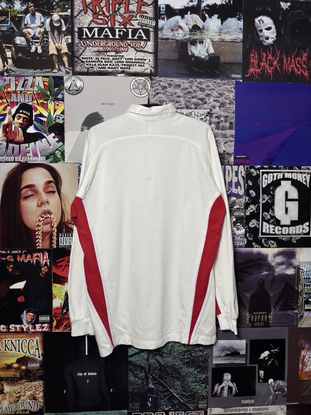 Nike Vintage Nike England 05 90s Long Sleeve Polo Rugby Size US L / EU 52-54 / 3 - 3 Thumbnail