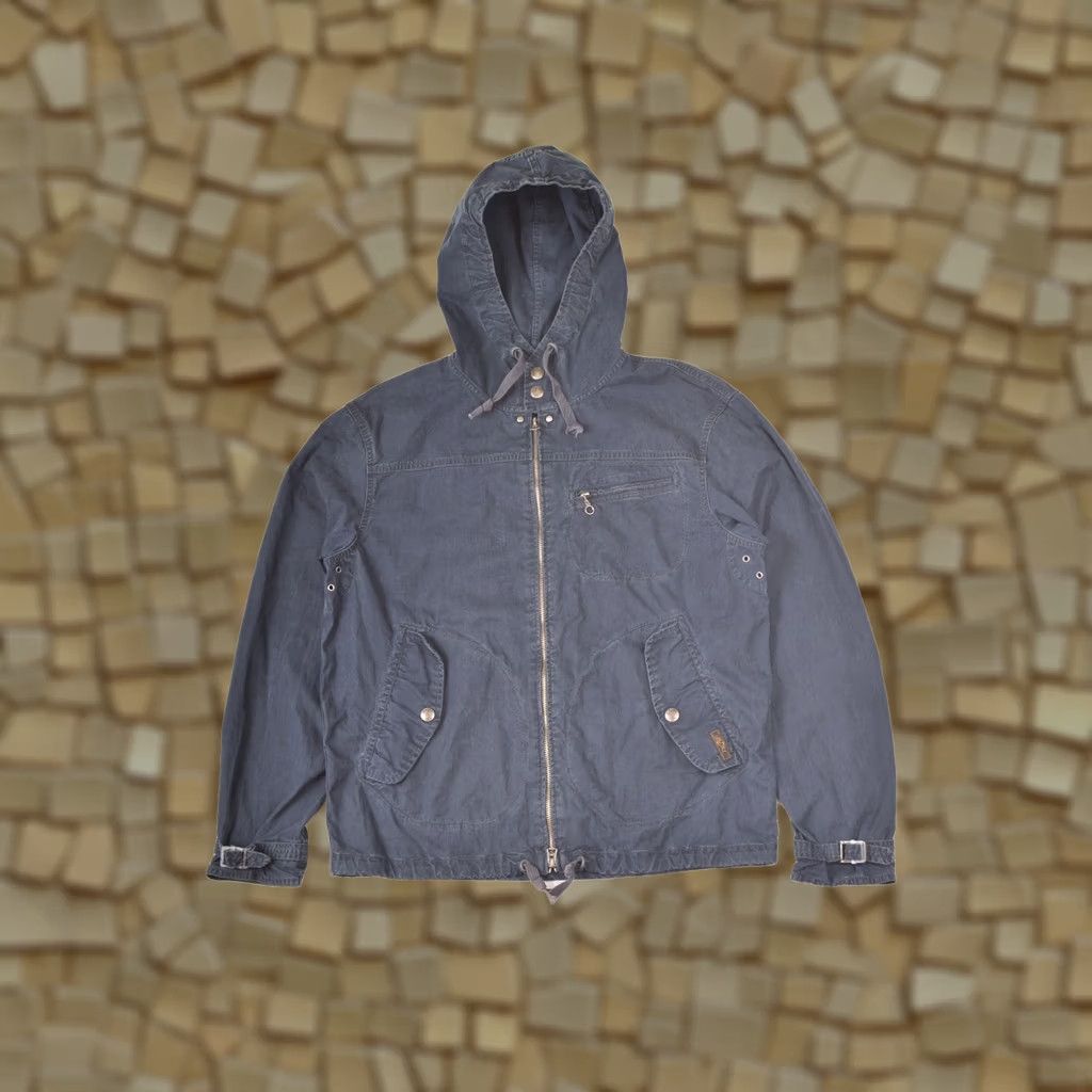 Ralph Lauren VINTAGE Polo Ralph Lauren Bomber Full-Zip Jacket Men's M Blue Size US M / EU 48-50 / 2 - 1 Thumbnail