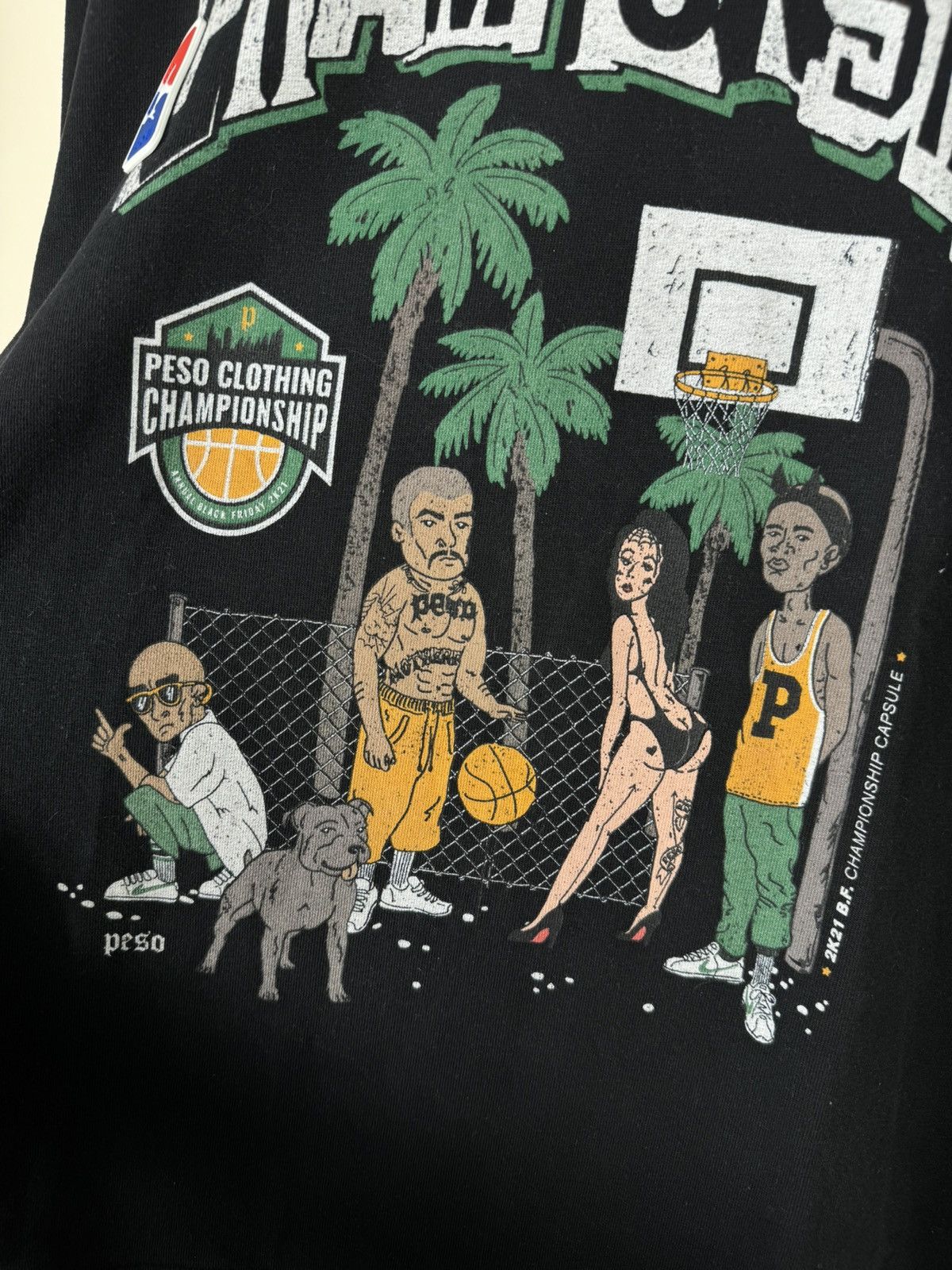 Peso Peso Championship Oversized Dense Fabric T Shirt Size M Size US M / EU 48-50 / 2 - 3 Thumbnail