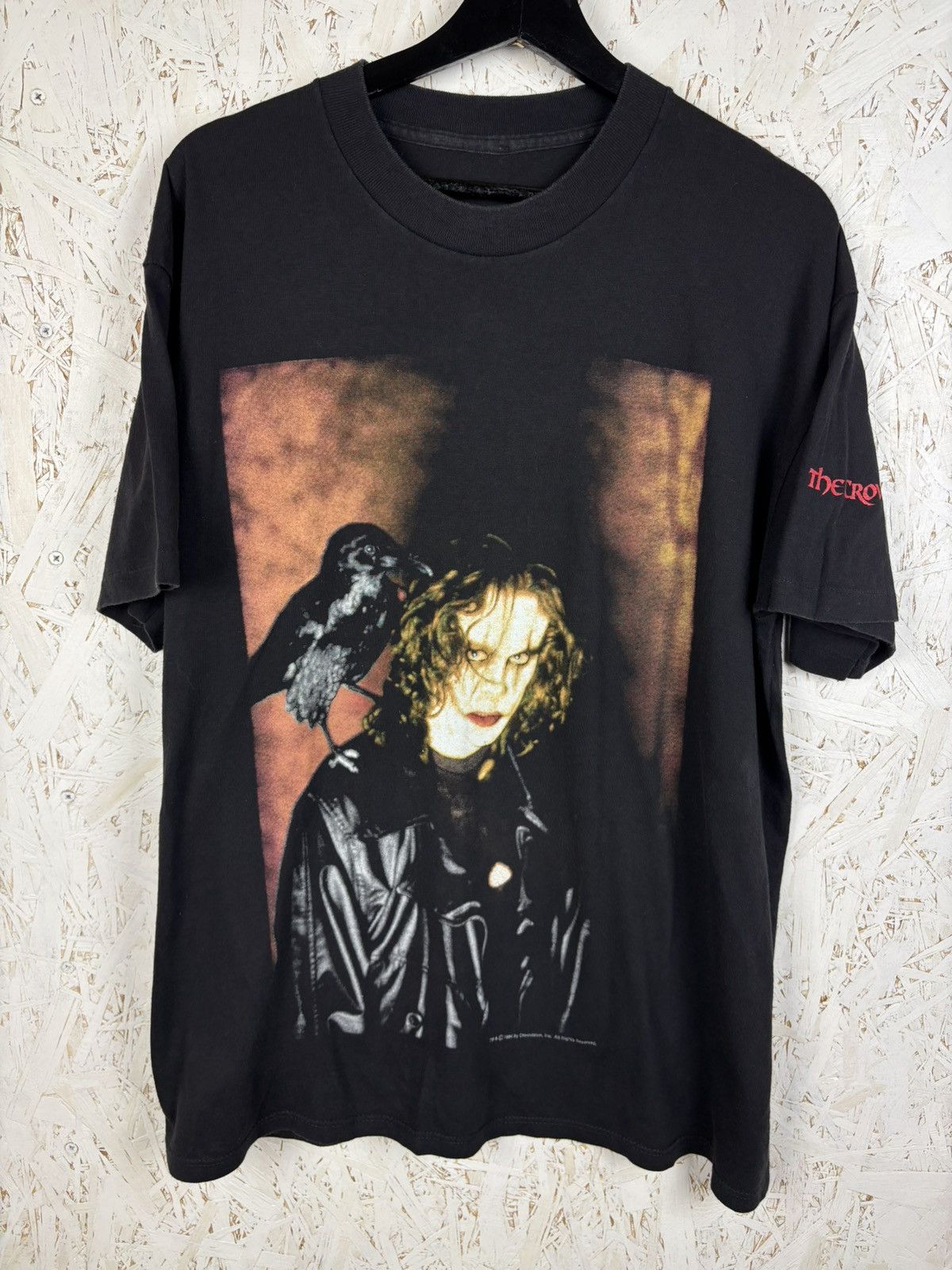 Vintage 90s The Crow 1994 Movie Promo Brandon Lee T-Shirt Black ~XL Size US XL / EU 56 / 4 - 1 Thumbnail