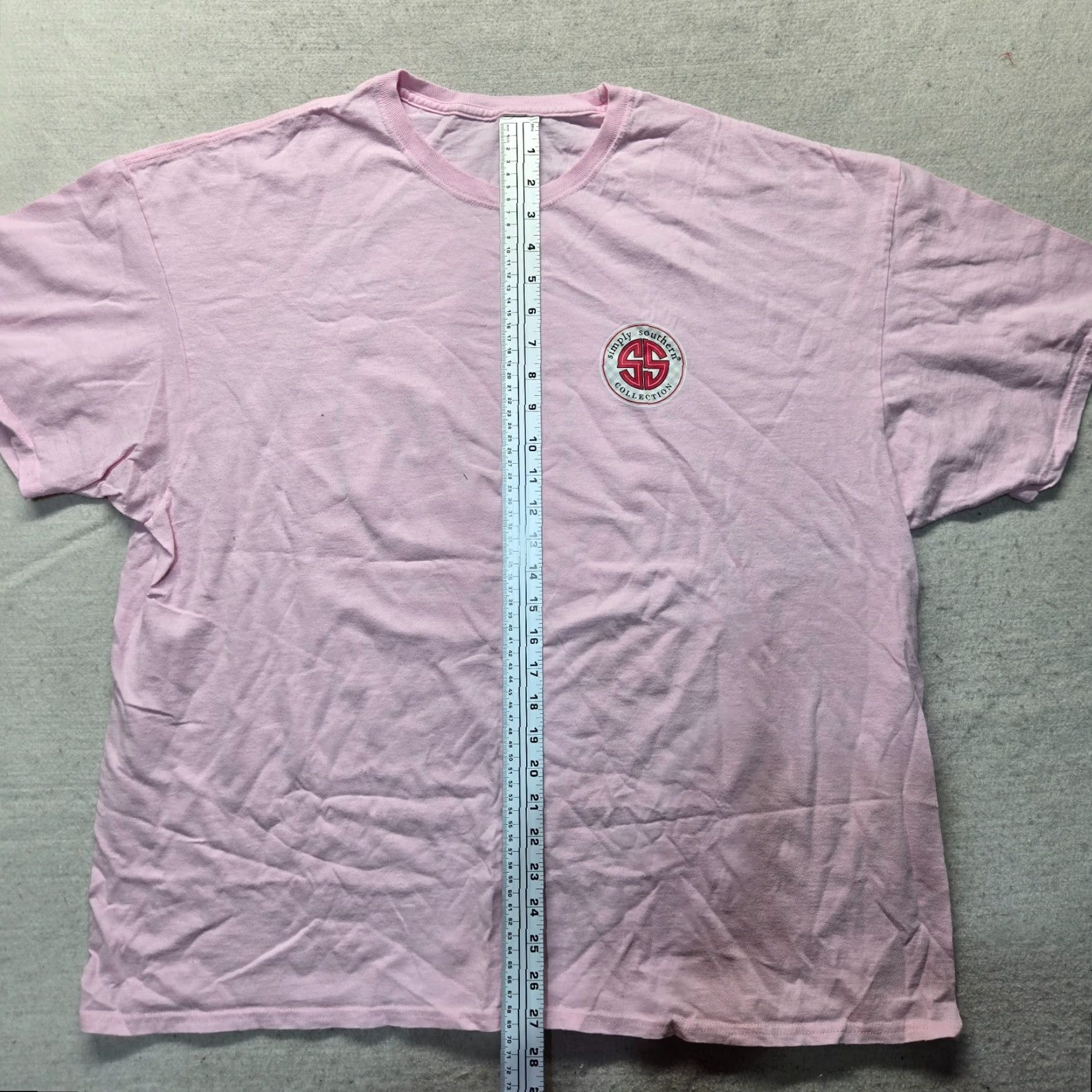 Vintage VINTAGE Simply Southern T-Shirt Long Sleeve Unisex Adults 2XL Pink Solid All Seasons Graphic Teacher Love School Size XXL / US 16-18 / IT 52-54 - 6 Thumbnail