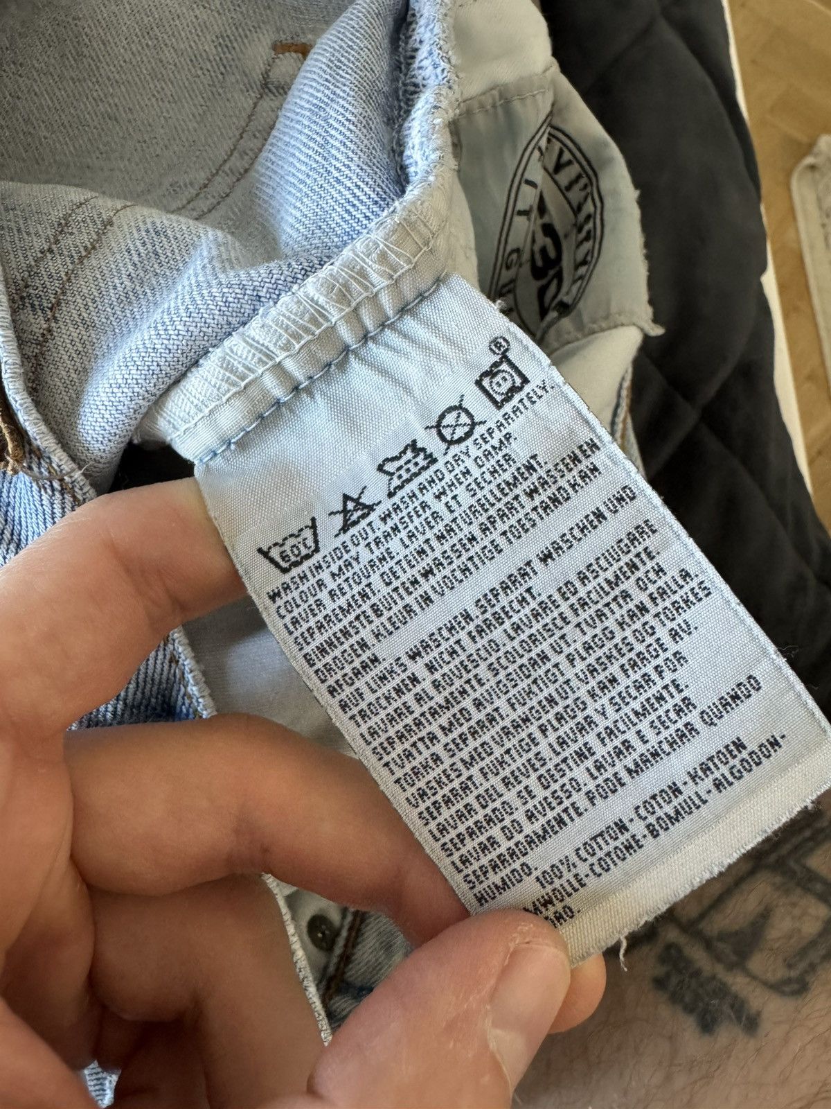Levi's 1993 Vintage 90s Levis Orange Tab 630 Denim Blue Casual Rare Size US 36 / EU 52 - 6 Thumbnail