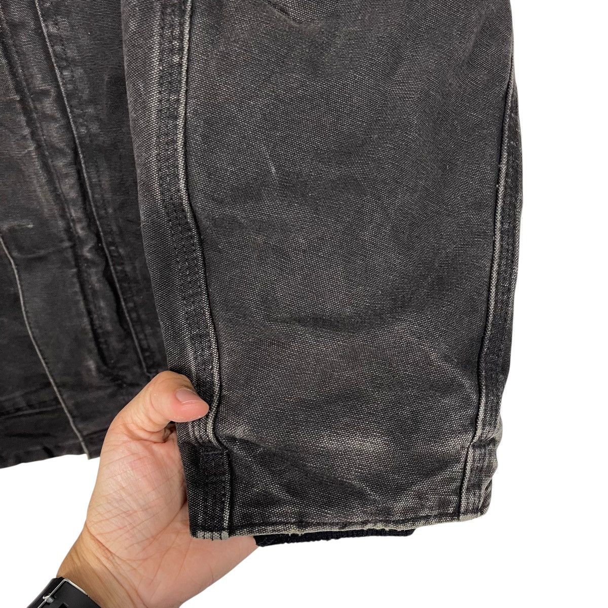 Carhartt Vintage Carhartt Black Denim Heavyweight Jacket Size US M / EU 48-50 / 2 - 13 Thumbnail