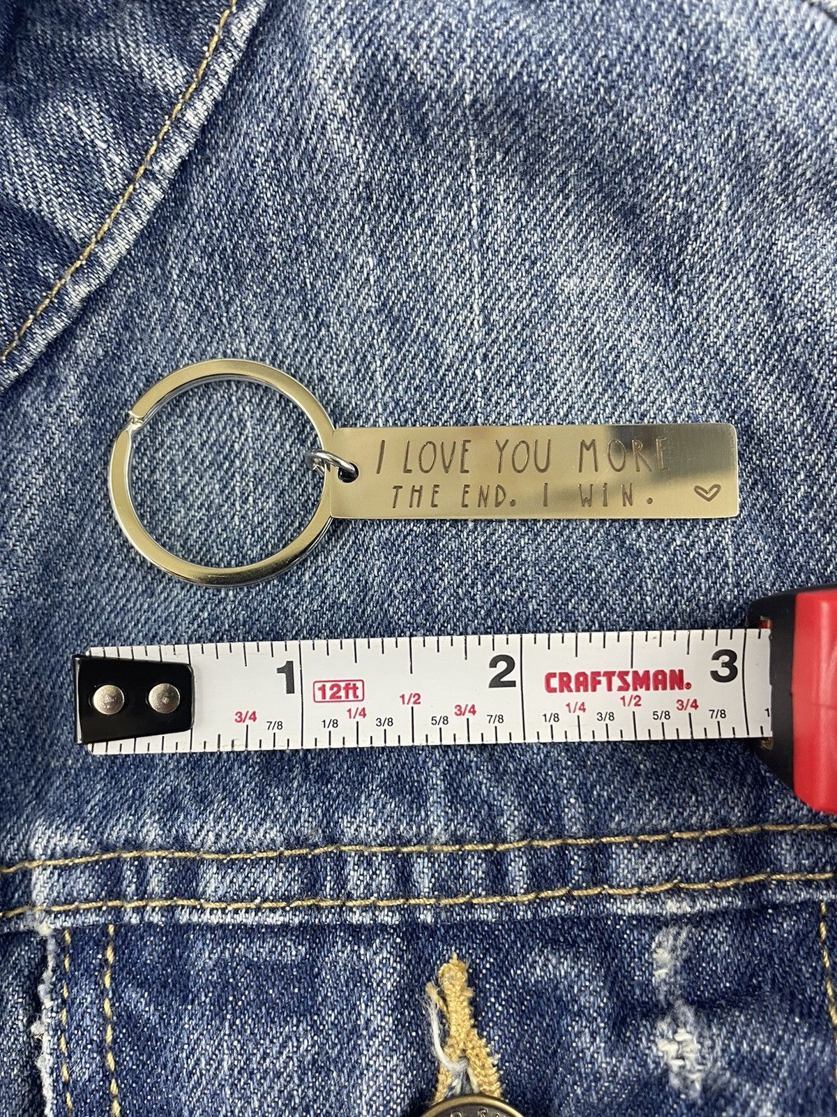 Other Love You More Keychain Size ONE SIZE - 3 Thumbnail
