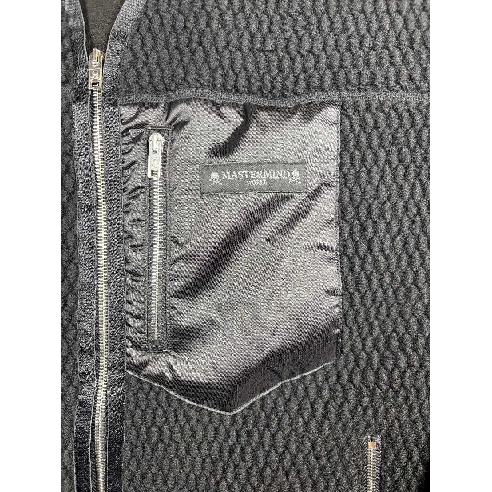 Mastermind Japan Mastermind World Cashmere Black Cardigan Size Medium Size M / US 6-8 / IT 42-44 - 4 Thumbnail