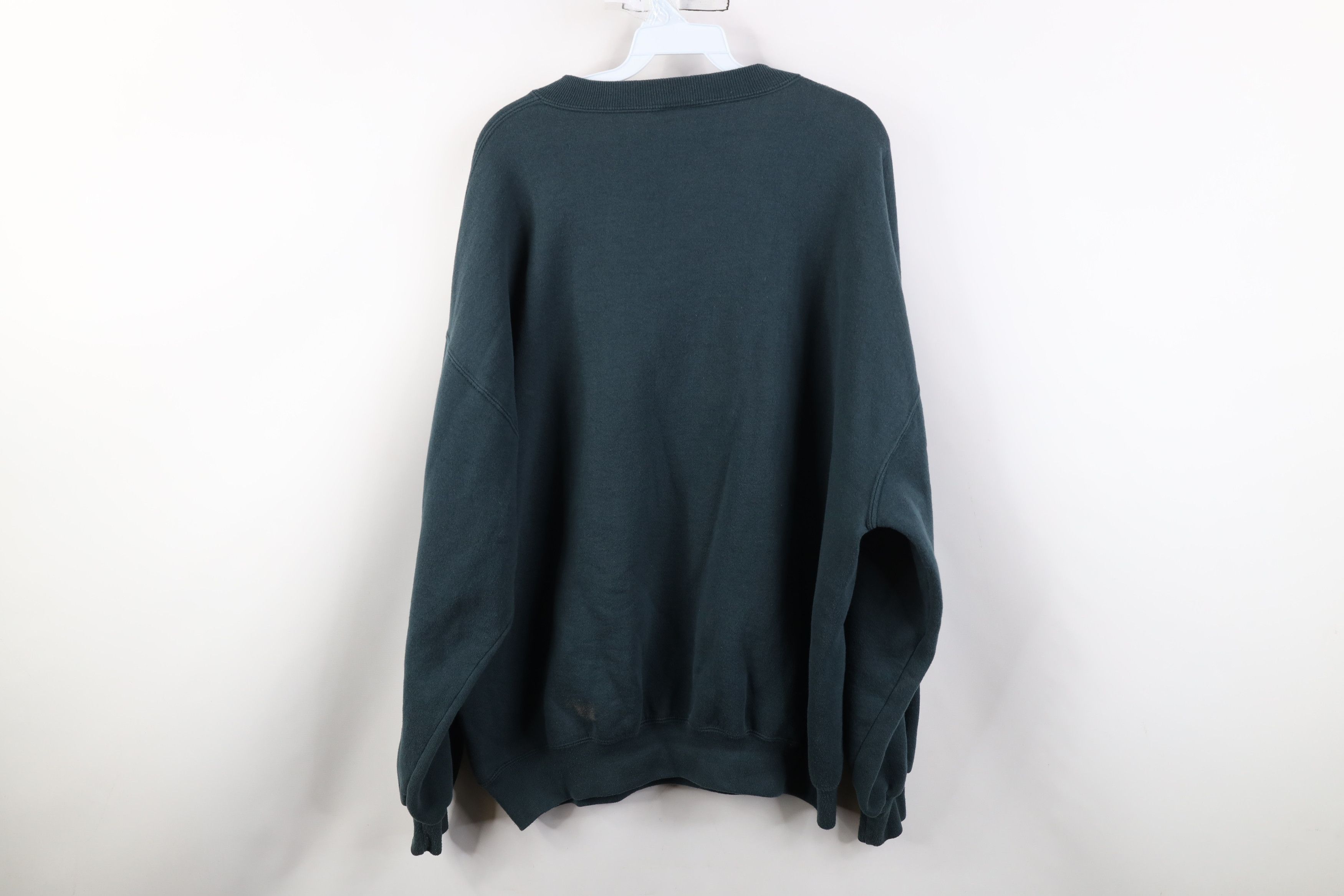 Russell Athletic Vintage 90s Russell Athletic Crewneck Sweatshirt Green USA Size US XXL / EU 58 / 5 - 12 Thumbnail