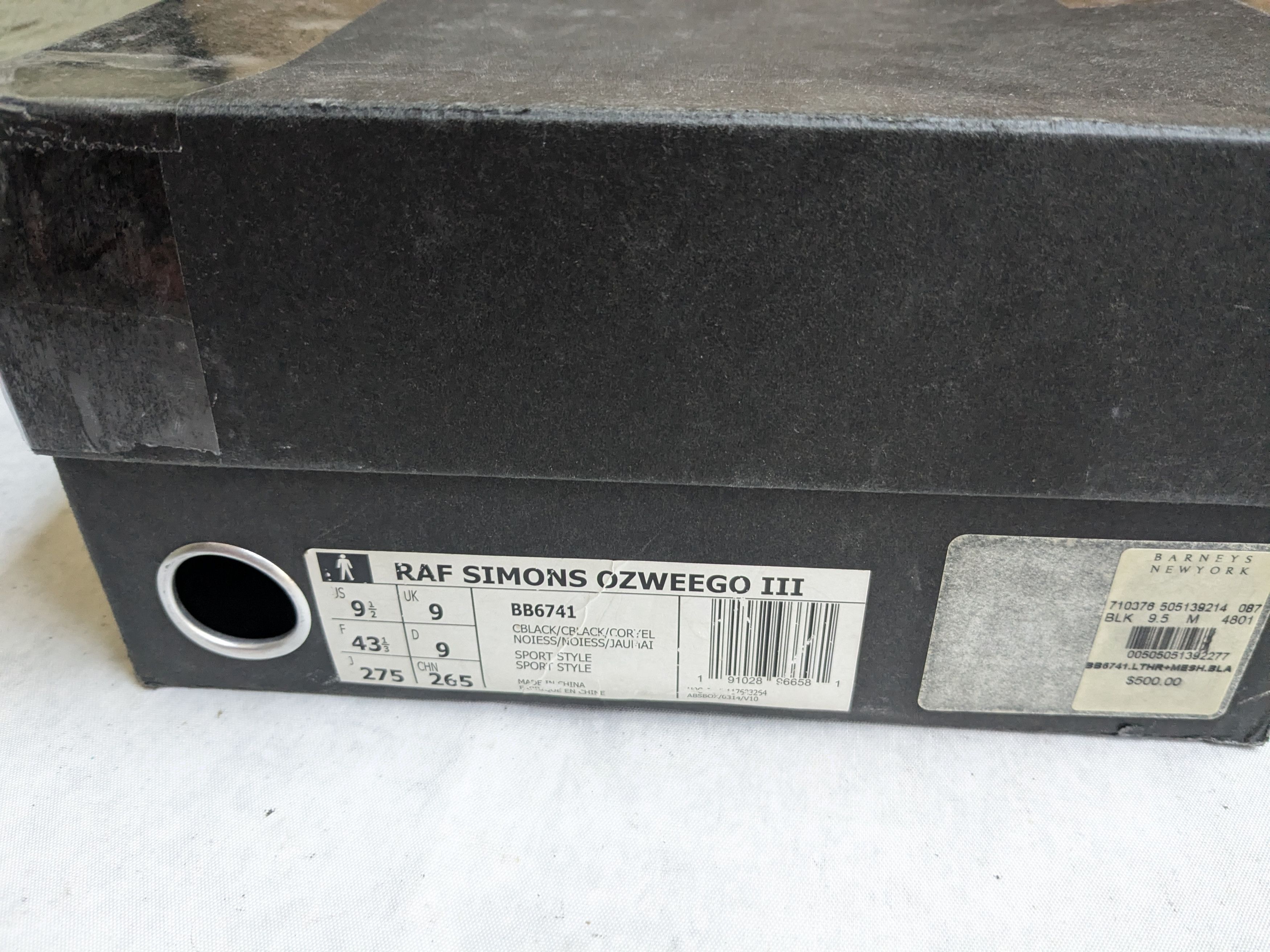 Raf Simons Adidas Raf Simons Ozweego 3 Black Scarlet Red DA8775 9.5 Size US 9.5 / EU 42-43 - 18 Thumbnail