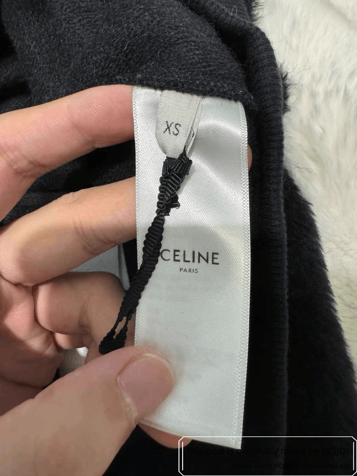 Celine Celine Rivet Logo Fur Hoodie Size US XS / EU 42 / 0 - 6 Thumbnail
