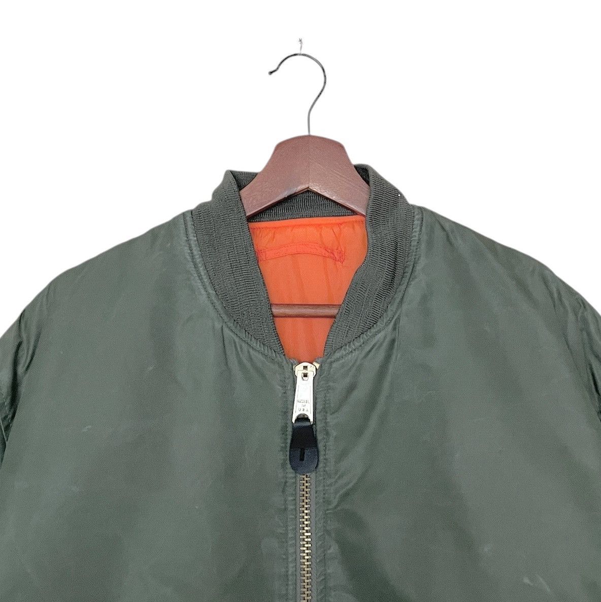 Vintage Vintage Brand Phantom Military MA-1 Bomber Jacket 1990s Size US L / EU 52-54 / 3 - 3 Thumbnail
