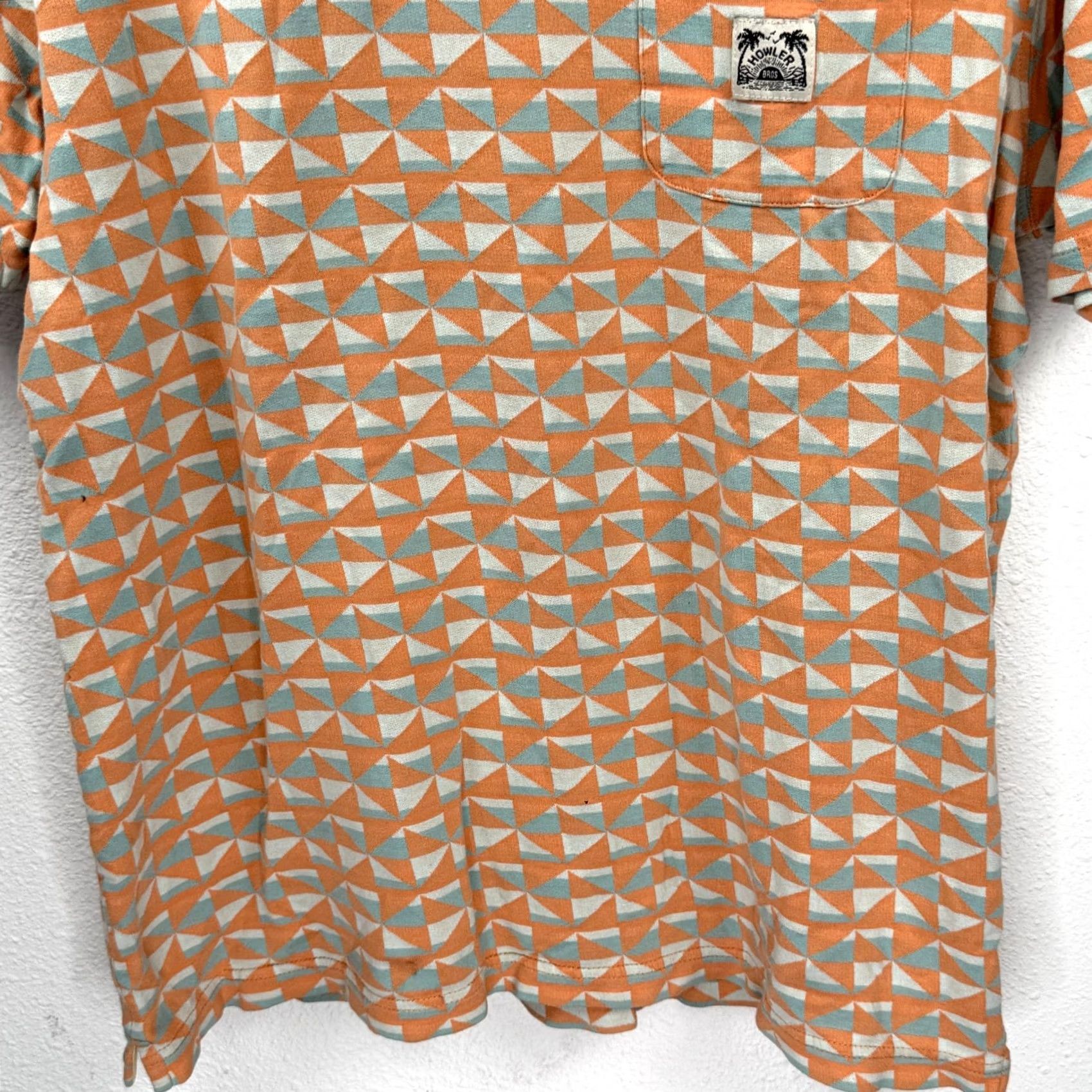 Howler Brothers Howler Brothers T-Shirt Zuma Jacquard Multicolor 100% Cotton Pocket Tee Beach Giants L Men Size US L / EU 52-54 / 3 - 3 Thumbnail