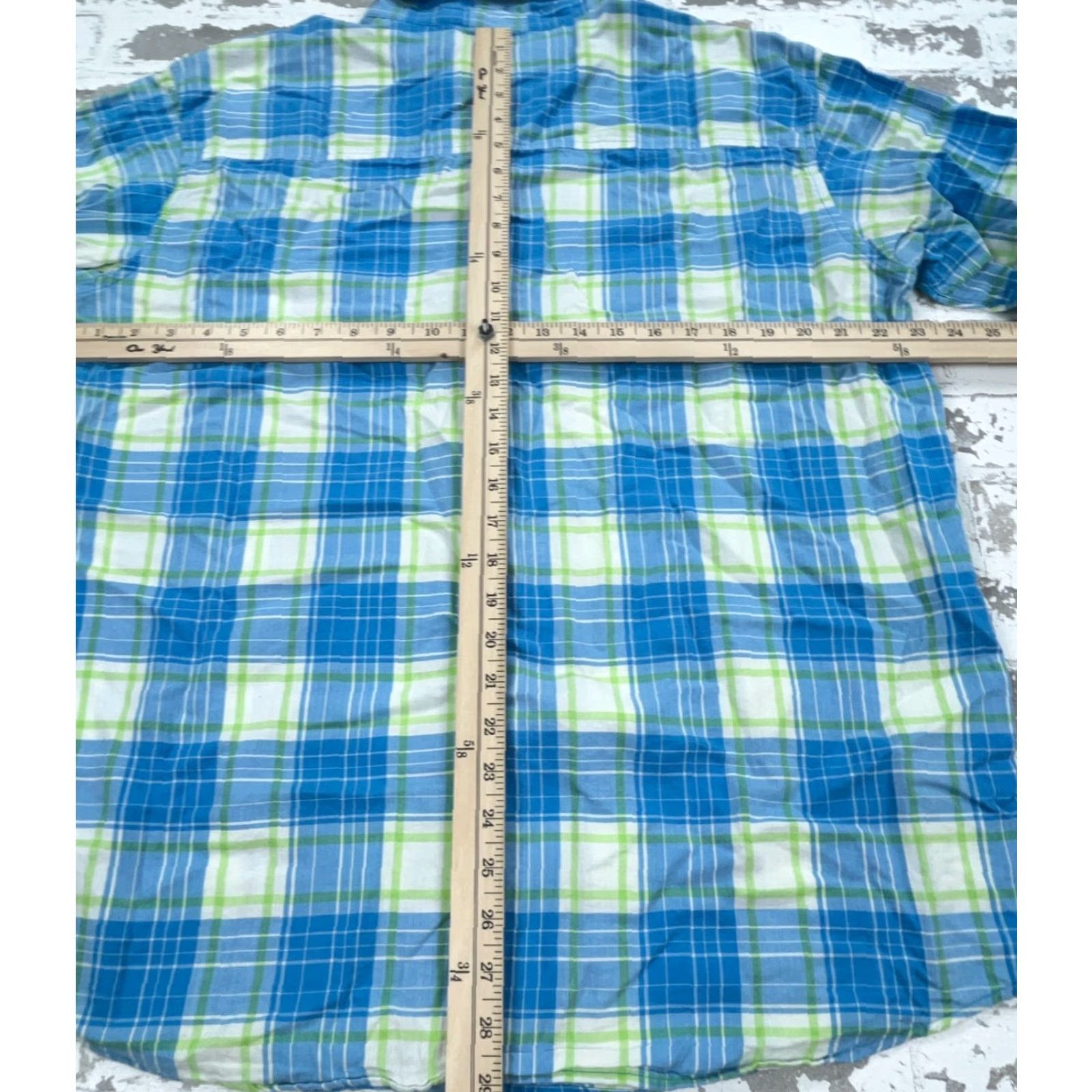 Vintage COLUMBIA Shirt Men XL Blue Green Plaid Flannel Button-Up Pocket Outdoor Classic Size US XL / EU 56 / 4 - 7 Thumbnail