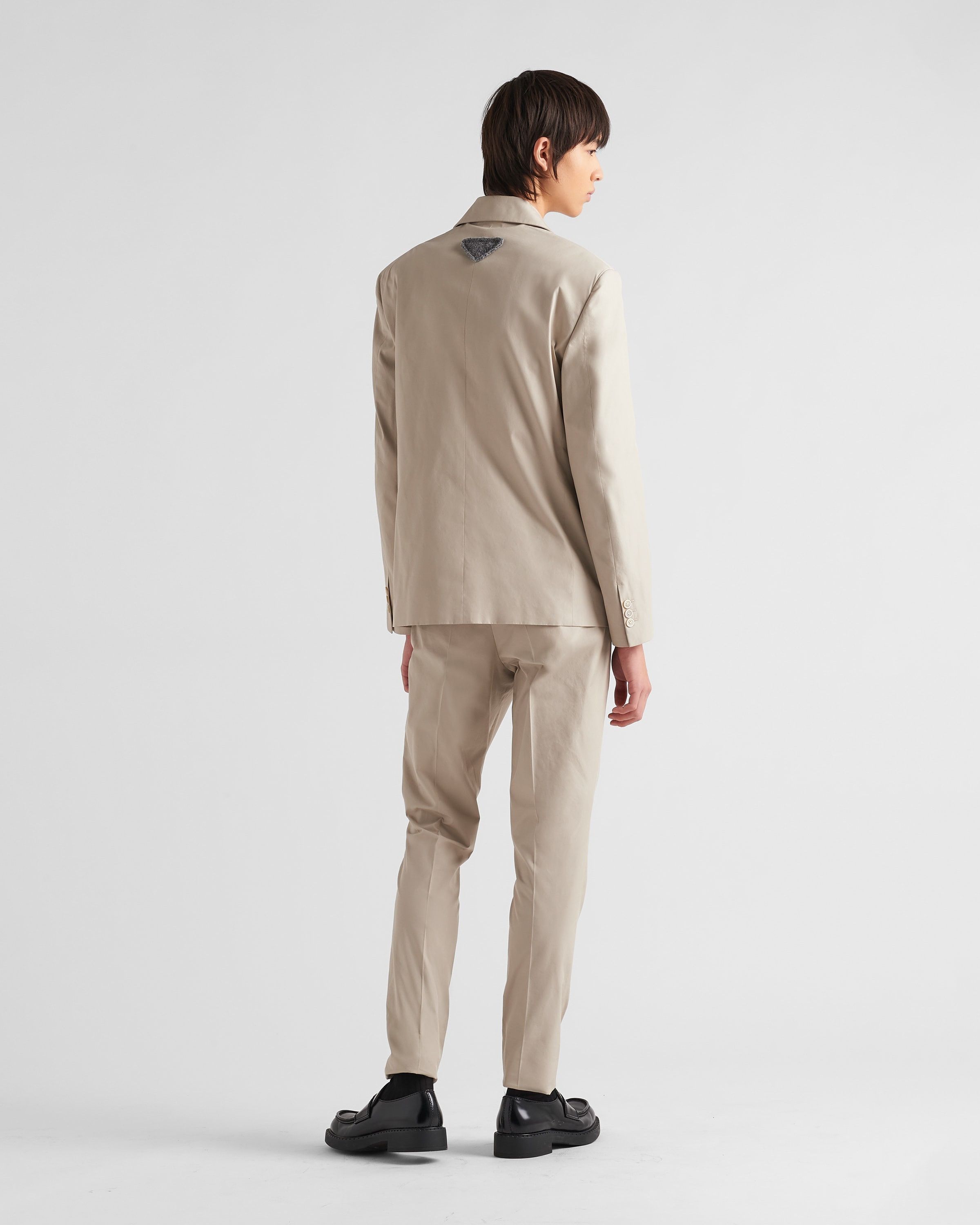 Prada o1bcso1str1025 Single-Breasted Mohair Wool Jacket in Ivory Size US L / EU 52-54 / 3 - 5 Thumbnail