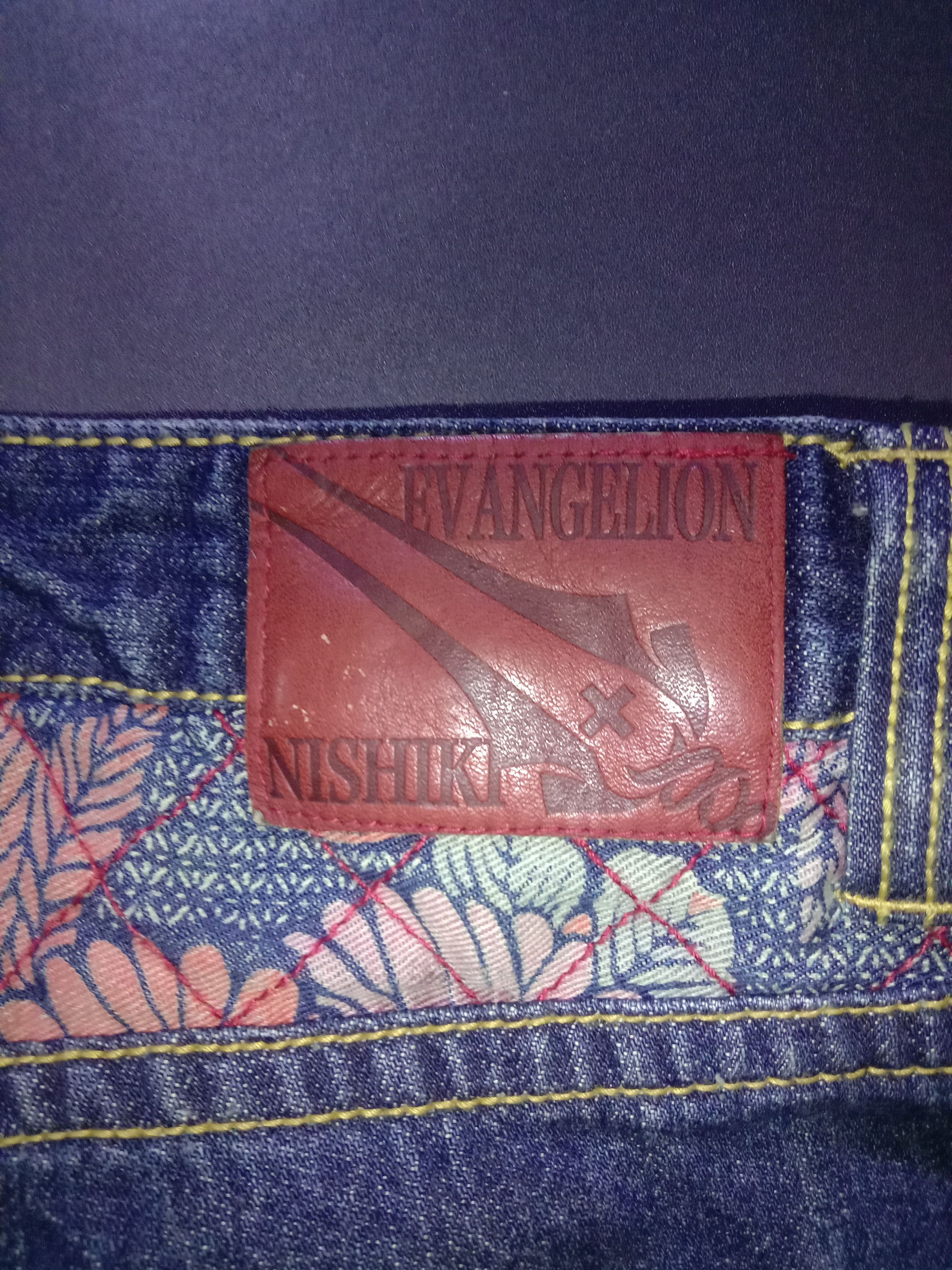 Anime Vintage Evangelion x Nishiki x Miyabi Musubi Jeans Oriental Size US 38 / EU 54 - 5 Thumbnail