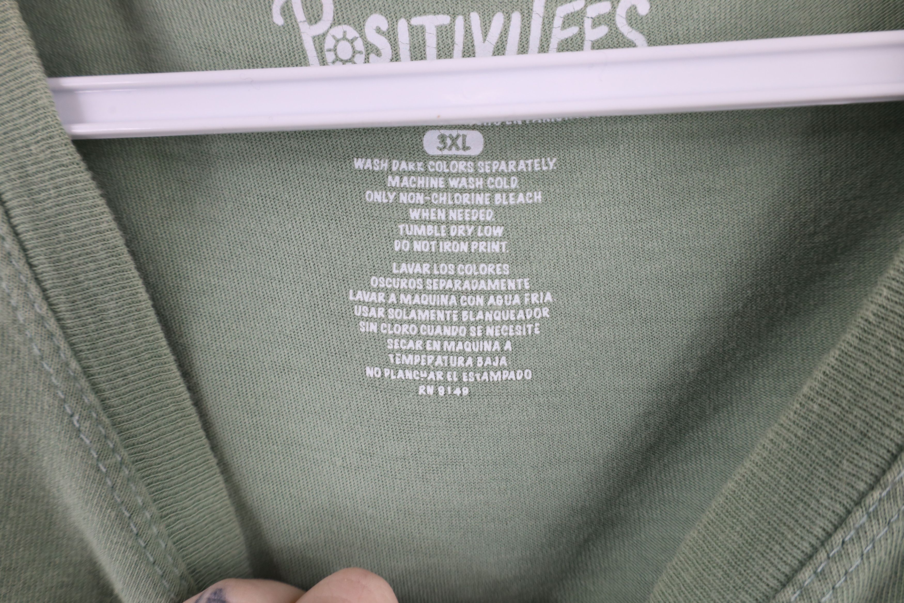 Vintage PositiviTees for the Hills Dog Mountains Long Sleeve T-Shirt Size US XXL / EU 58 / 5 - 8 Thumbnail