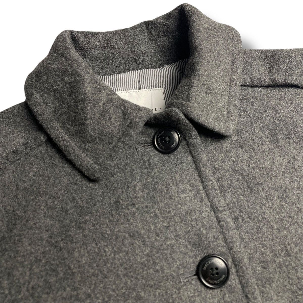 Mackintosh MACKINTOSH PHILOSOPHY BUTTON UP WOOL LONG COAT Size M / US 6-8 / IT 42-44 - 7 Thumbnail