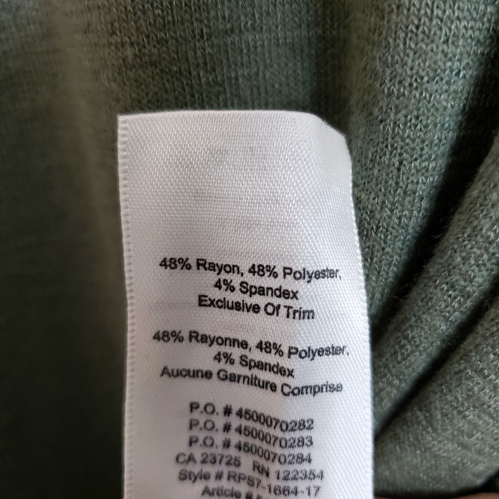 Vintage Wilfred Free Womens Knit Top Sz Large Green Short Sleeve Rayon Blend Shirt Adult Large Green Knit Wilfred Free Womens T-Shirt 90s? Size L / US 10 / IT 46 - 6 Thumbnail