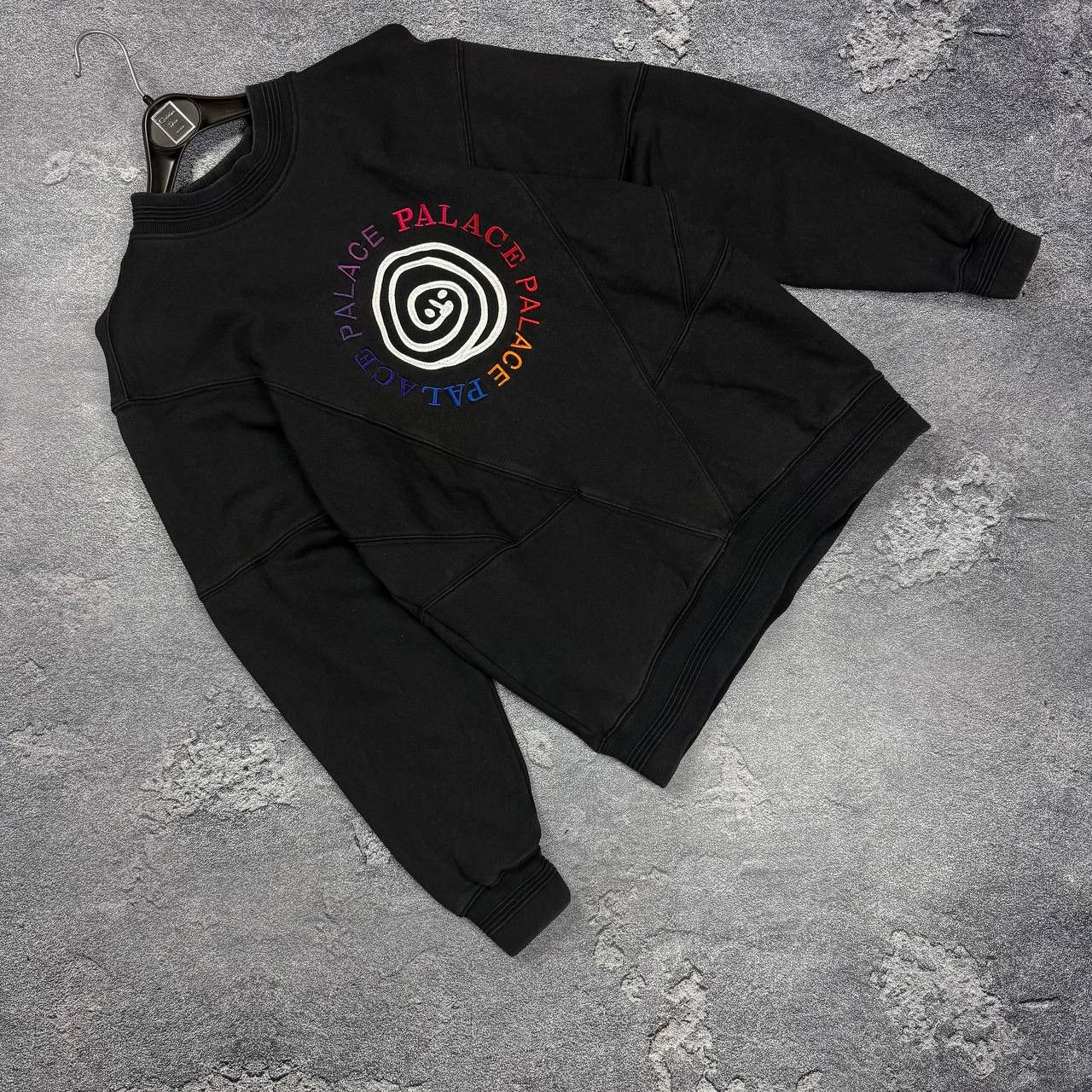 Palace Palace x Nike Total P90 Crew Charcoal | Grailed