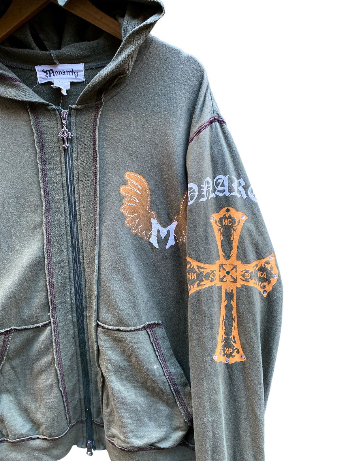 14th Addiction Japanese Monarchy Cross CH logo Poem Lgb kmrii hoodie Size US XL / EU 56 / 4 - 2 Thumbnail