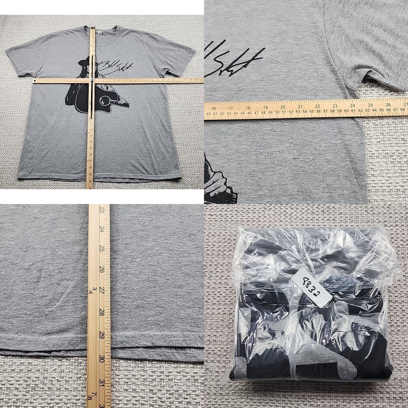 Vintage VINTAGE Blake Shelton Shirt 2XL Gray 90s 80s Y2K Country Music Concert Tee USA Tee T-Shirt Mens Size US XXL / EU 58 / 5 - 8 Thumbnail