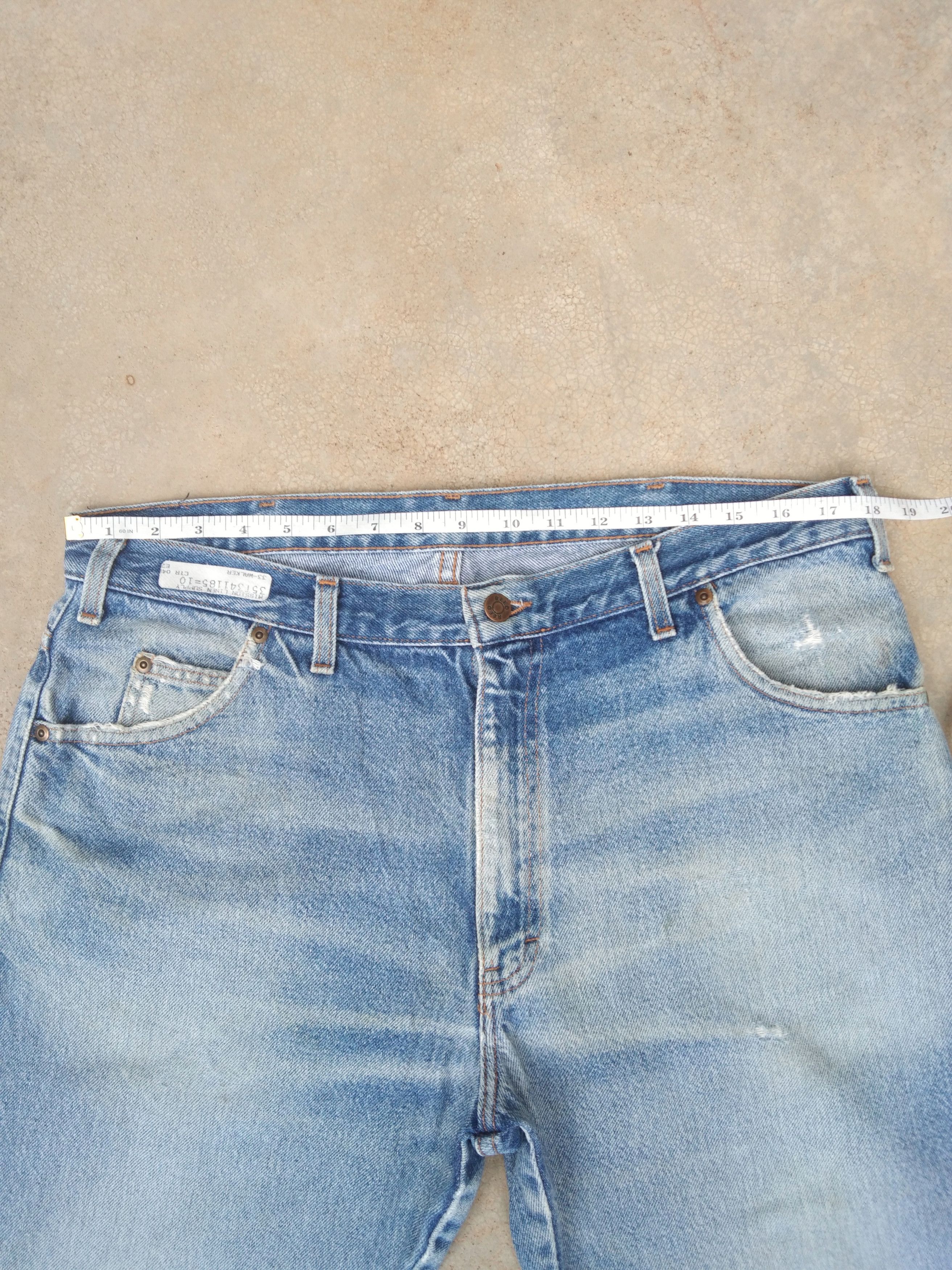 Jean 90s Vintage Double Knot By Reed USA Distressed Jeans 36x34 Size US 36 / EU 52 - 8 Thumbnail