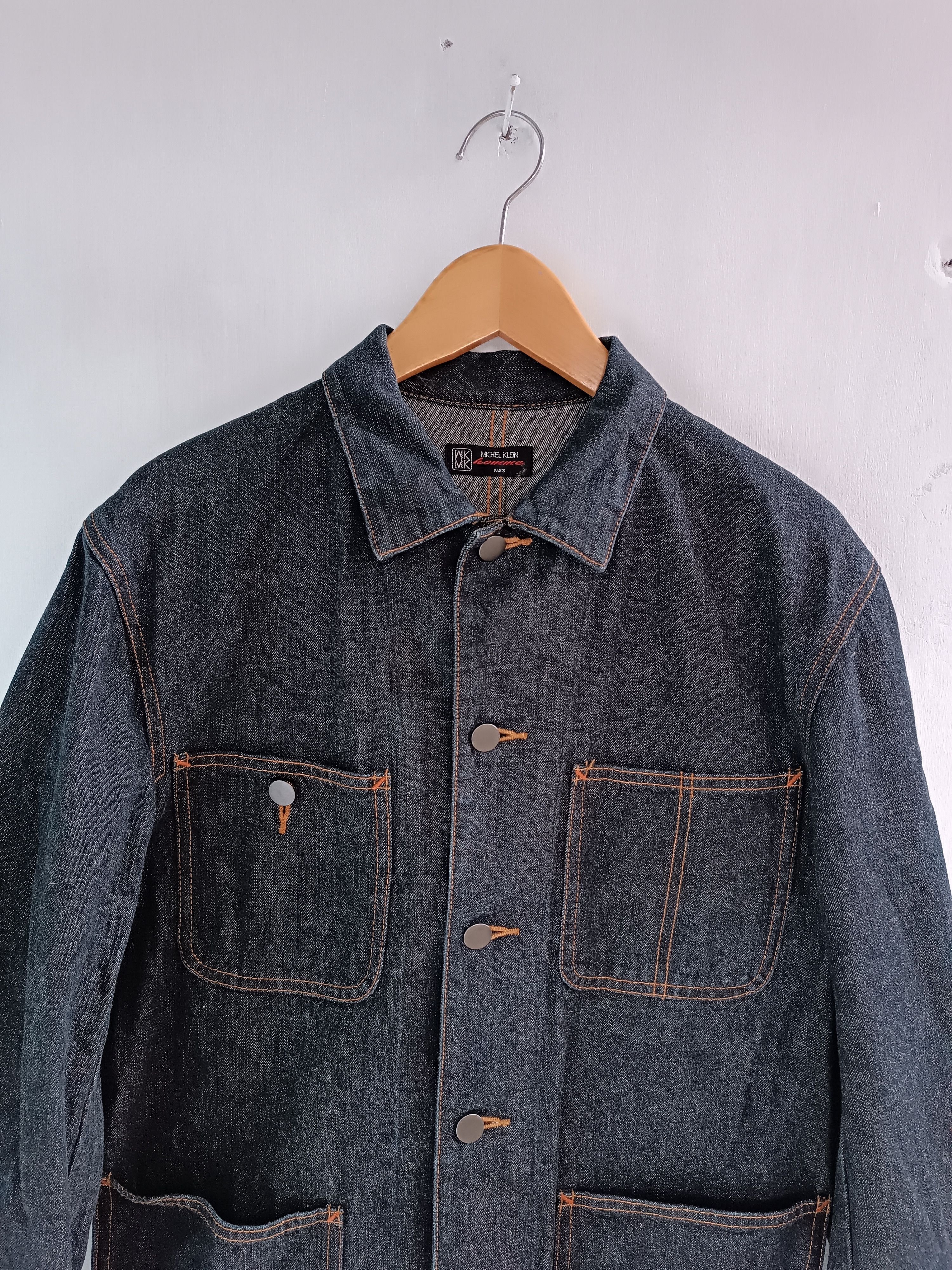 Designer × Michel Klein MICHEL KLIEN DENIM COVERALL JACKET Size US L / EU 52-54 / 3 - 2 Thumbnail
