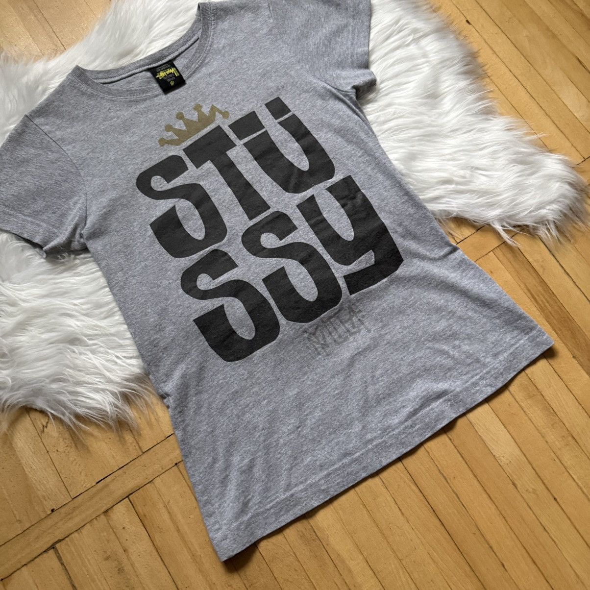 Stussy 📌 Vintage Stussy 00s NY Big Logo Y2k Slim Tee Size S / US 4 / IT 40 - 7 Thumbnail