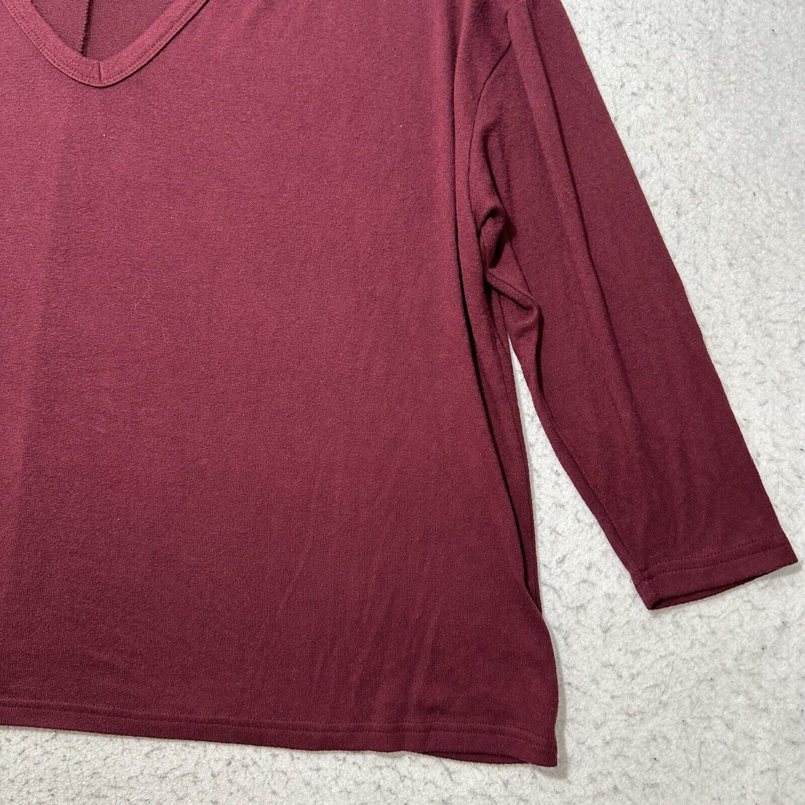 Old Navy Old Navy XXL V-Neck Sweater Burgundy / Maroon Pullover Size XXL / US 16-18 / IT 52-54 - 5 Thumbnail