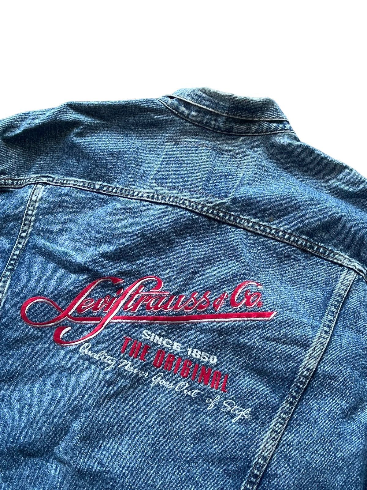 Levi's Vintage 1993 Levis 73598 Denim Jacket Size US XXL / EU 58 / 5 - 8 Thumbnail