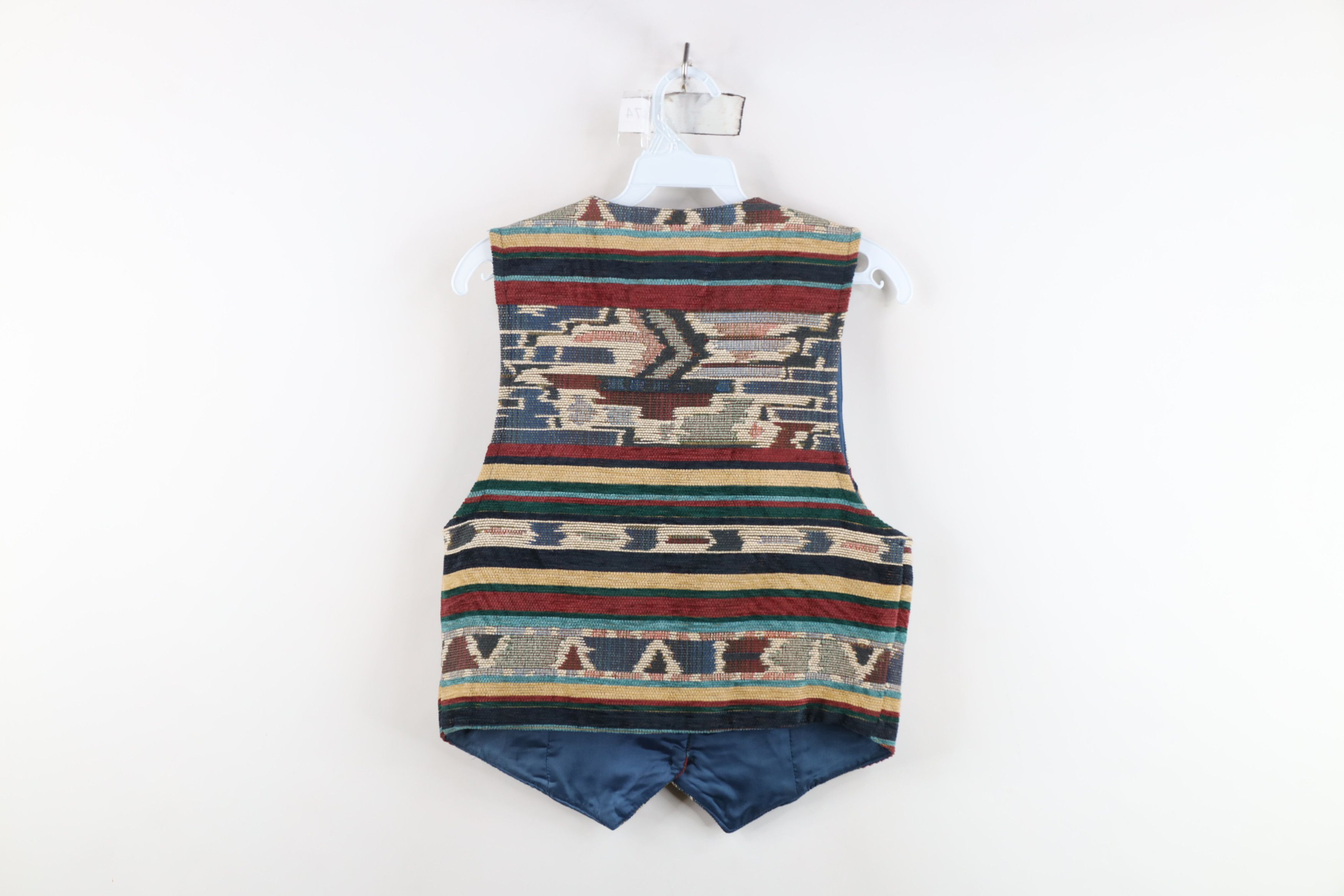 Vintage Vintage 90s Rockabilly Southwestern Cowgirl Vest Jacket USA Size M / US 6-8 / IT 42-44 - 10 Thumbnail