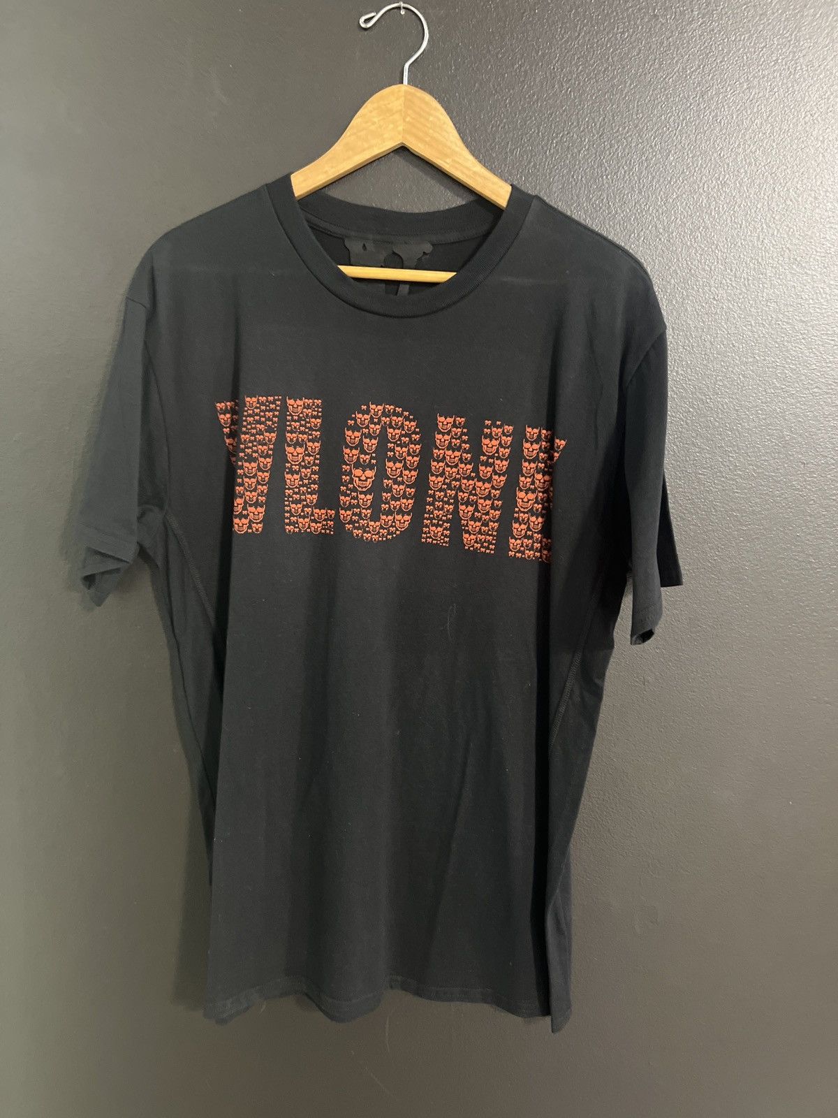 image of Vlone Skully Tee in Black, Men's (Size Large)