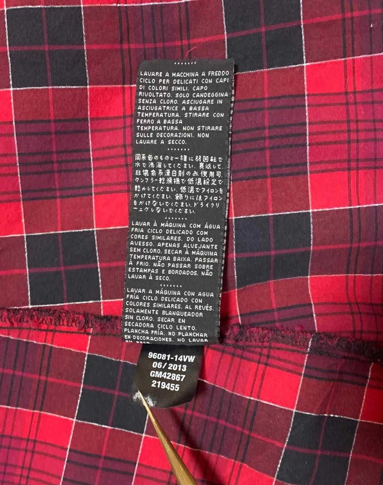Harley Davidson Harley Davidson Red Plaid Flannel Shirt Corset Back L Size US L / EU 52-54 / 3 - 11 Thumbnail